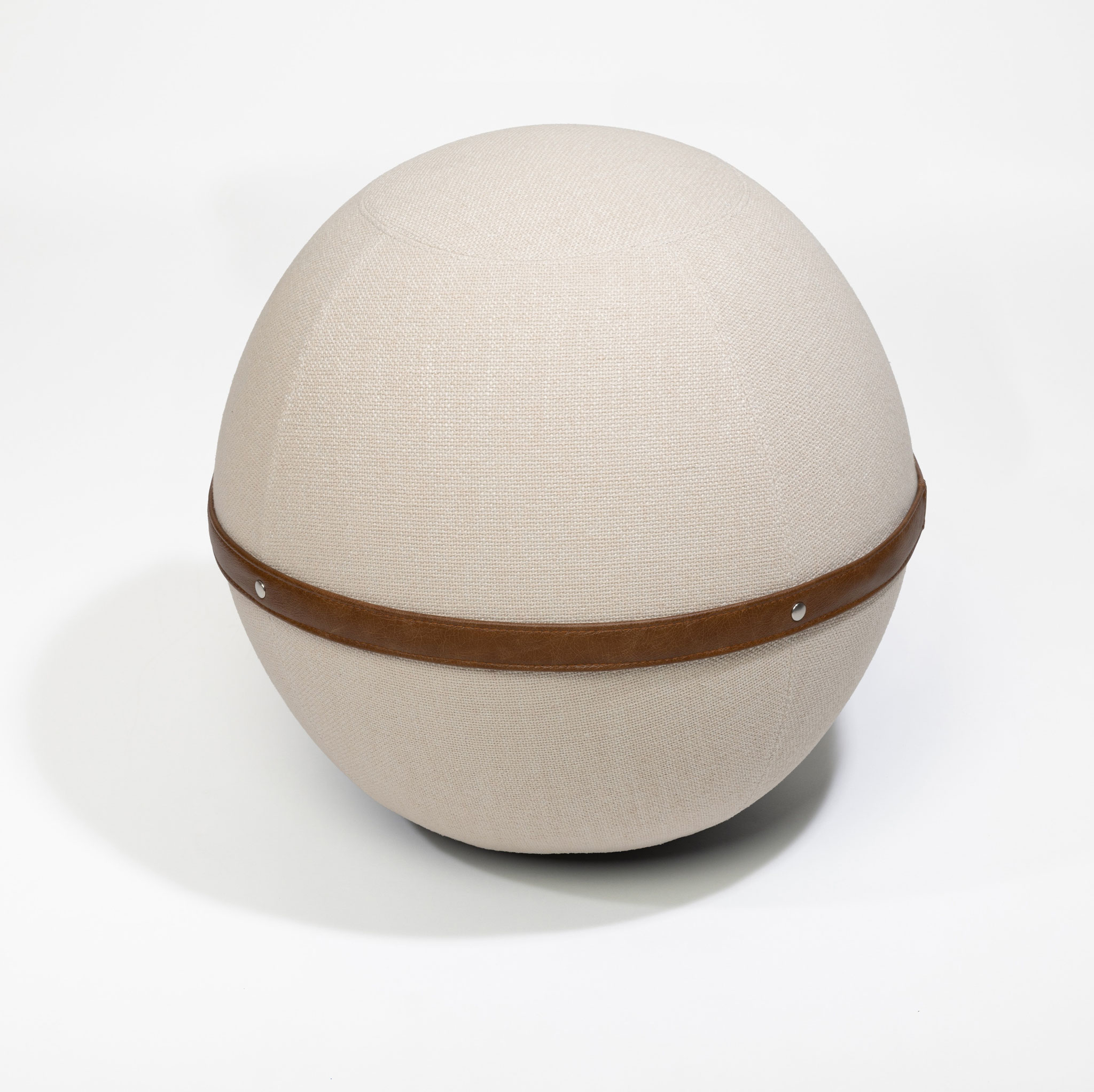 Assise dynamique Bloon Lin coloris Sésame avec finition textile chaleureuse et design contemporain