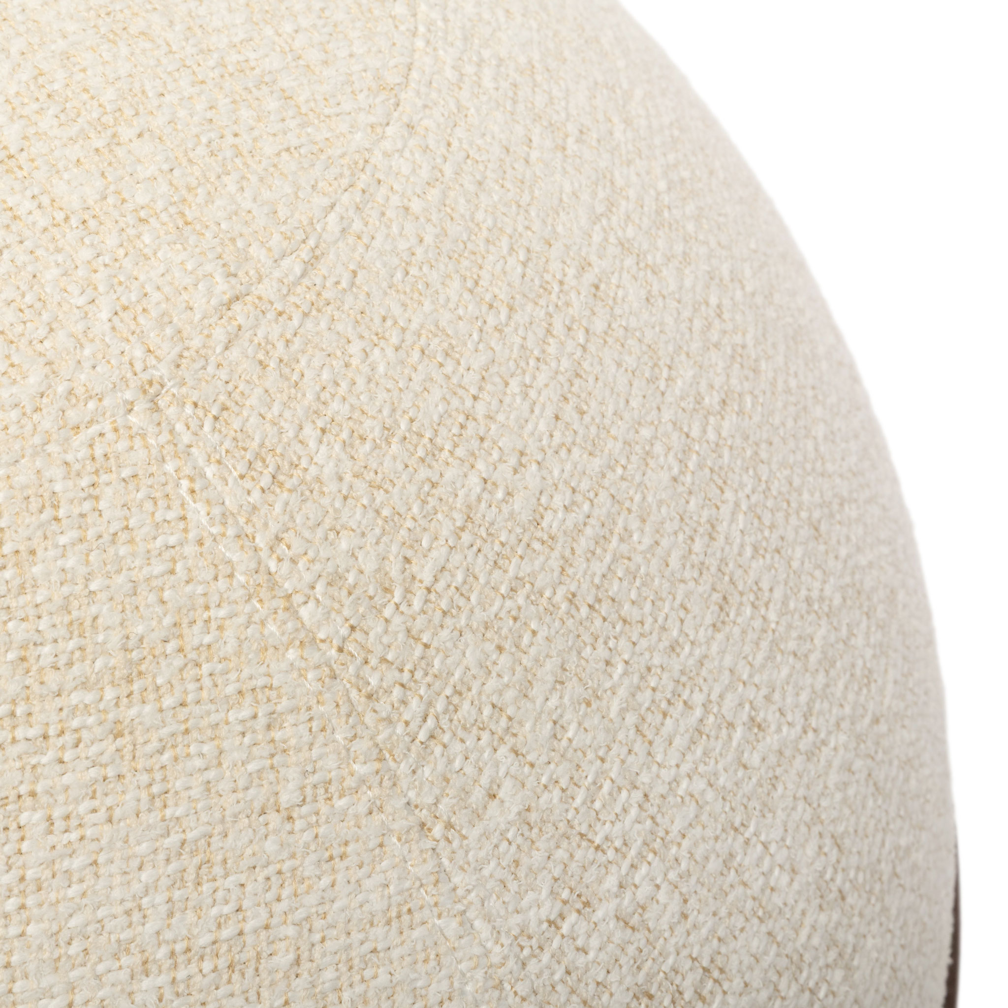 Zoom sur le tissu moucheté écume du Bloon, texture élégante et finition résistante