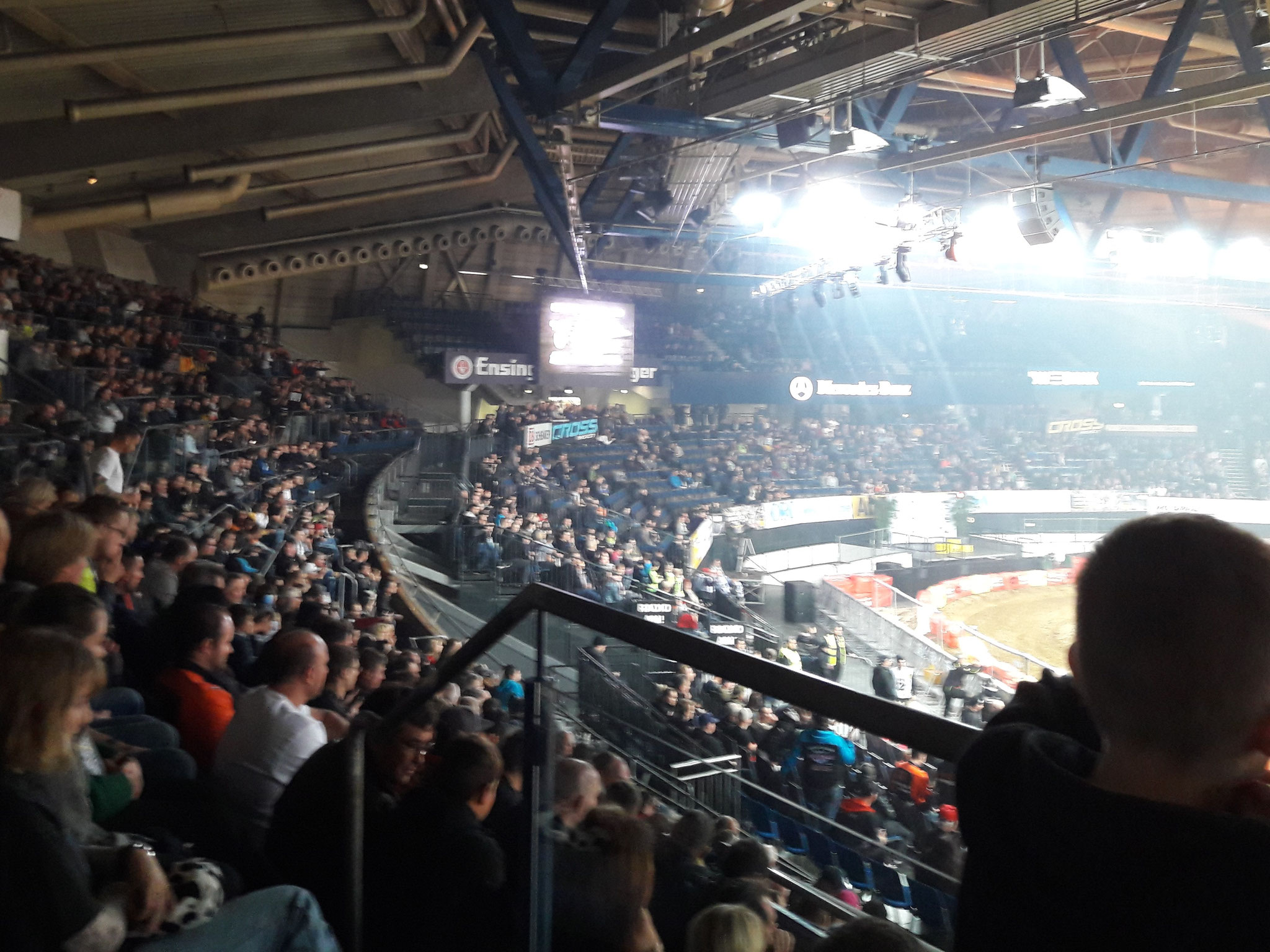 The full house in Stuttgart does not help to calm down;)