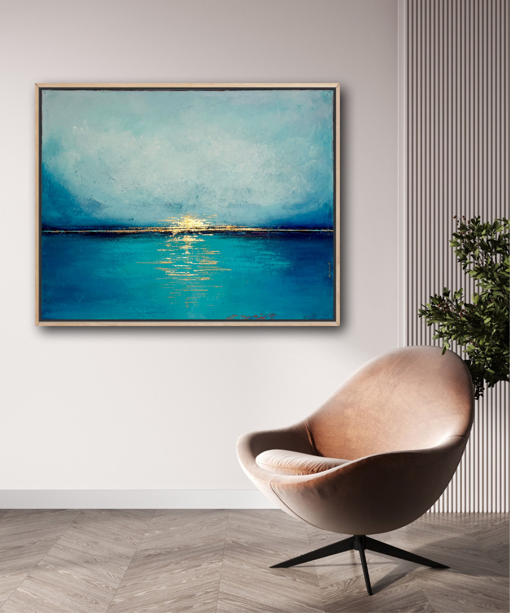 "Gold spark" 80x100