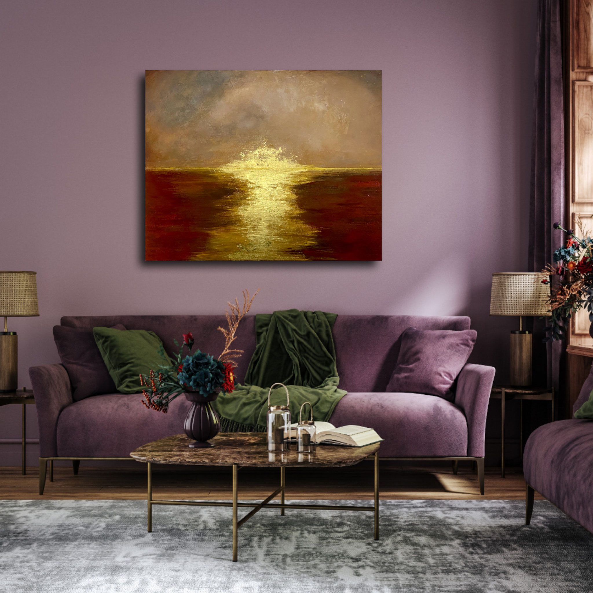 "A extraordinary evening" 80x100 (vendu)