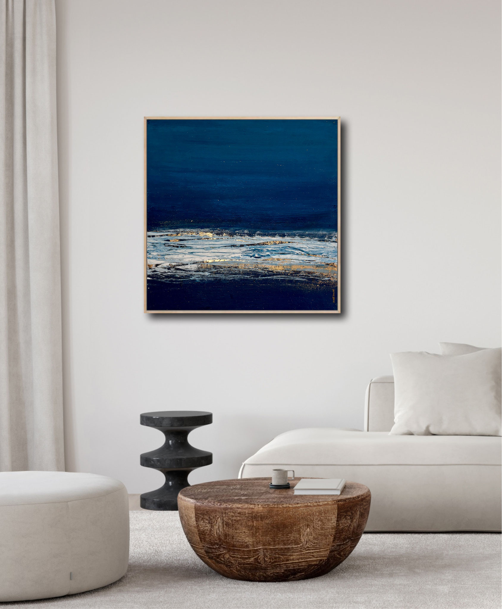 "Au fil de l'eau" 80x80