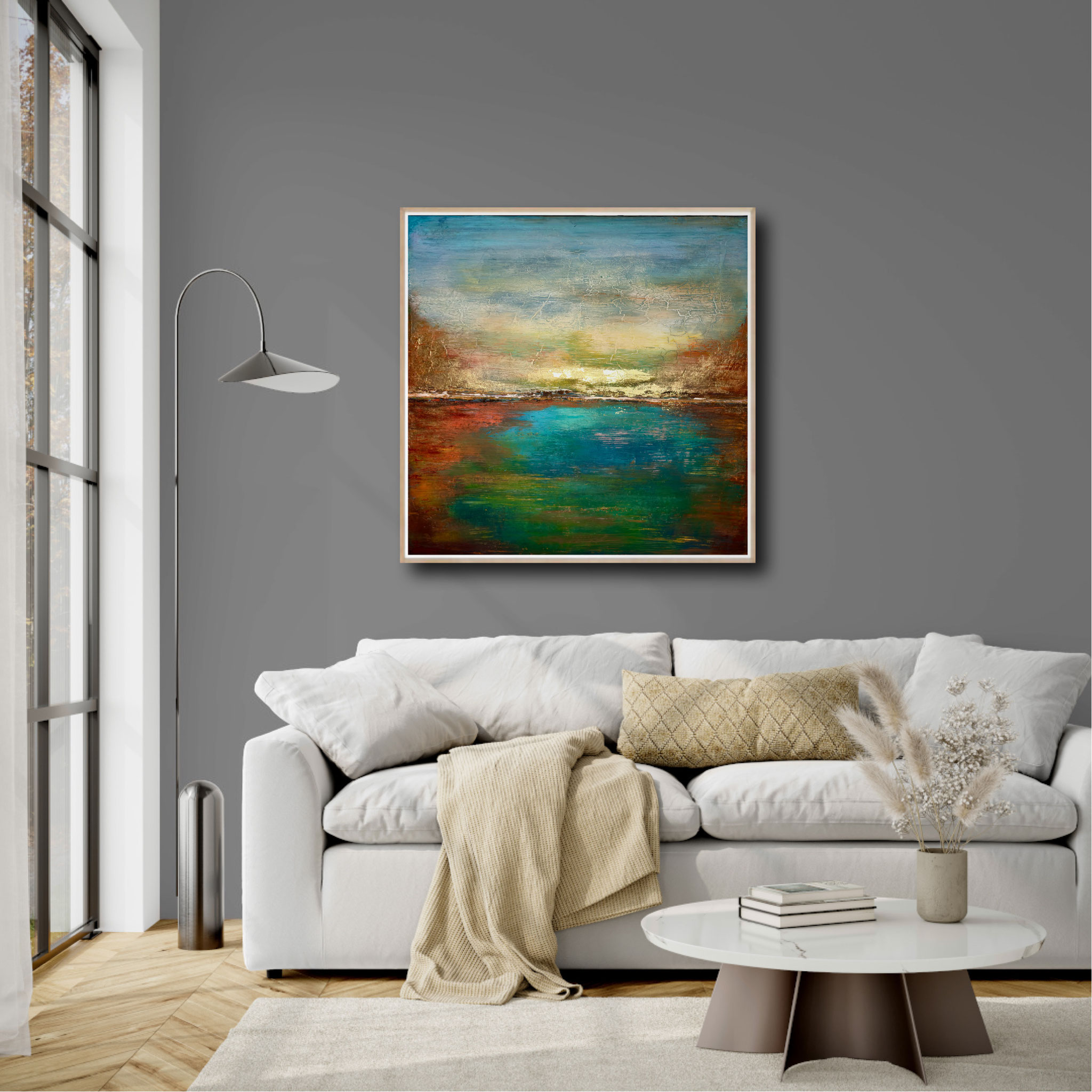 "Un rêve éveillé" 80x80 (vendu)