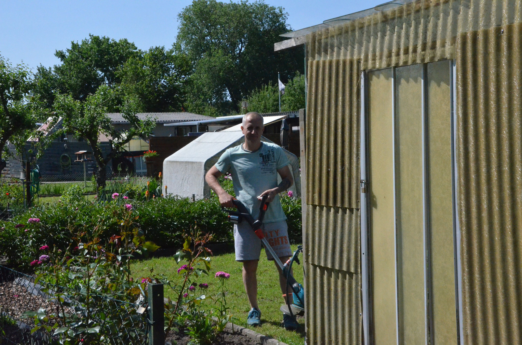 im Garten von Rita
