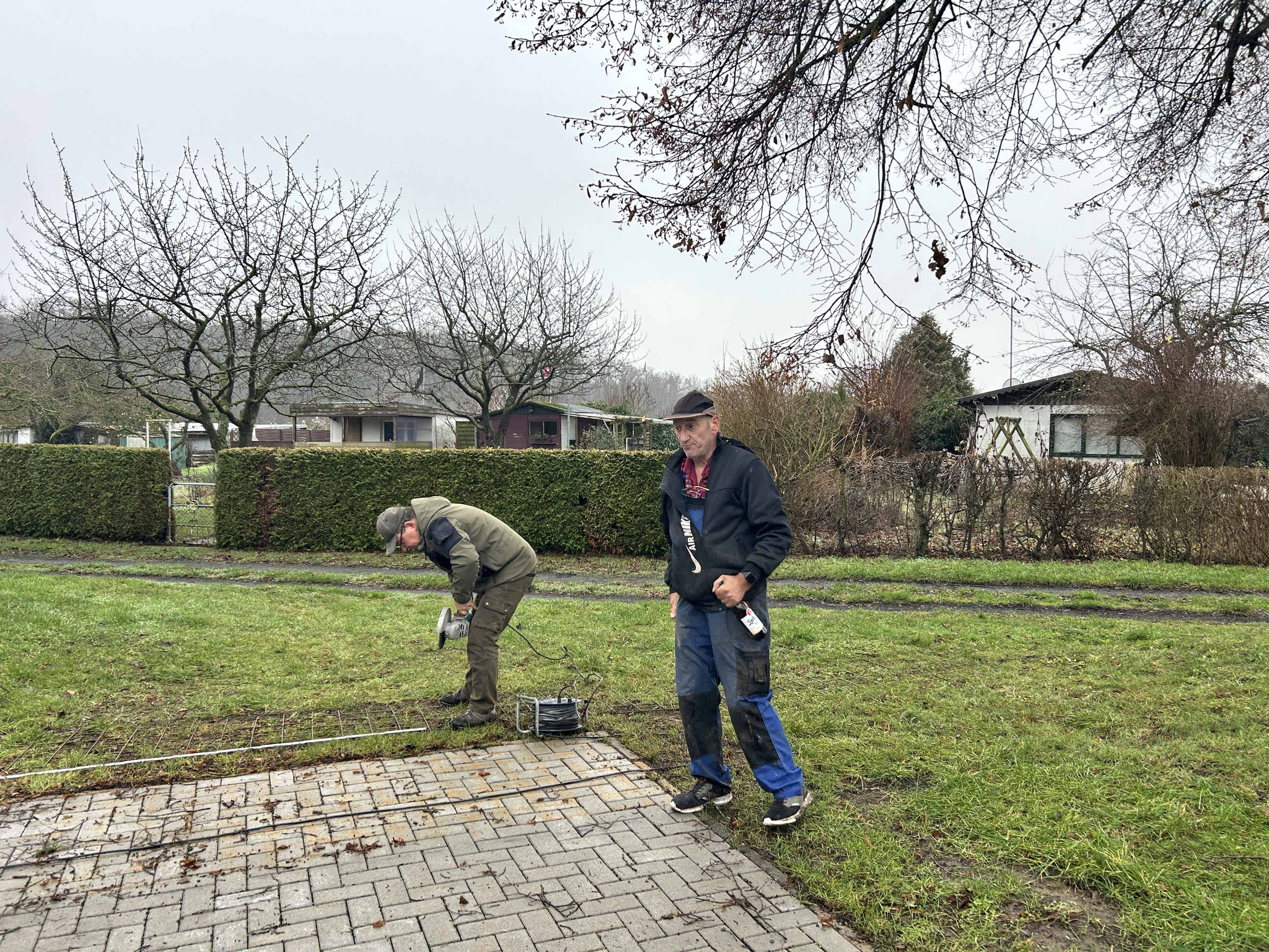 trennen der Stahlmatten