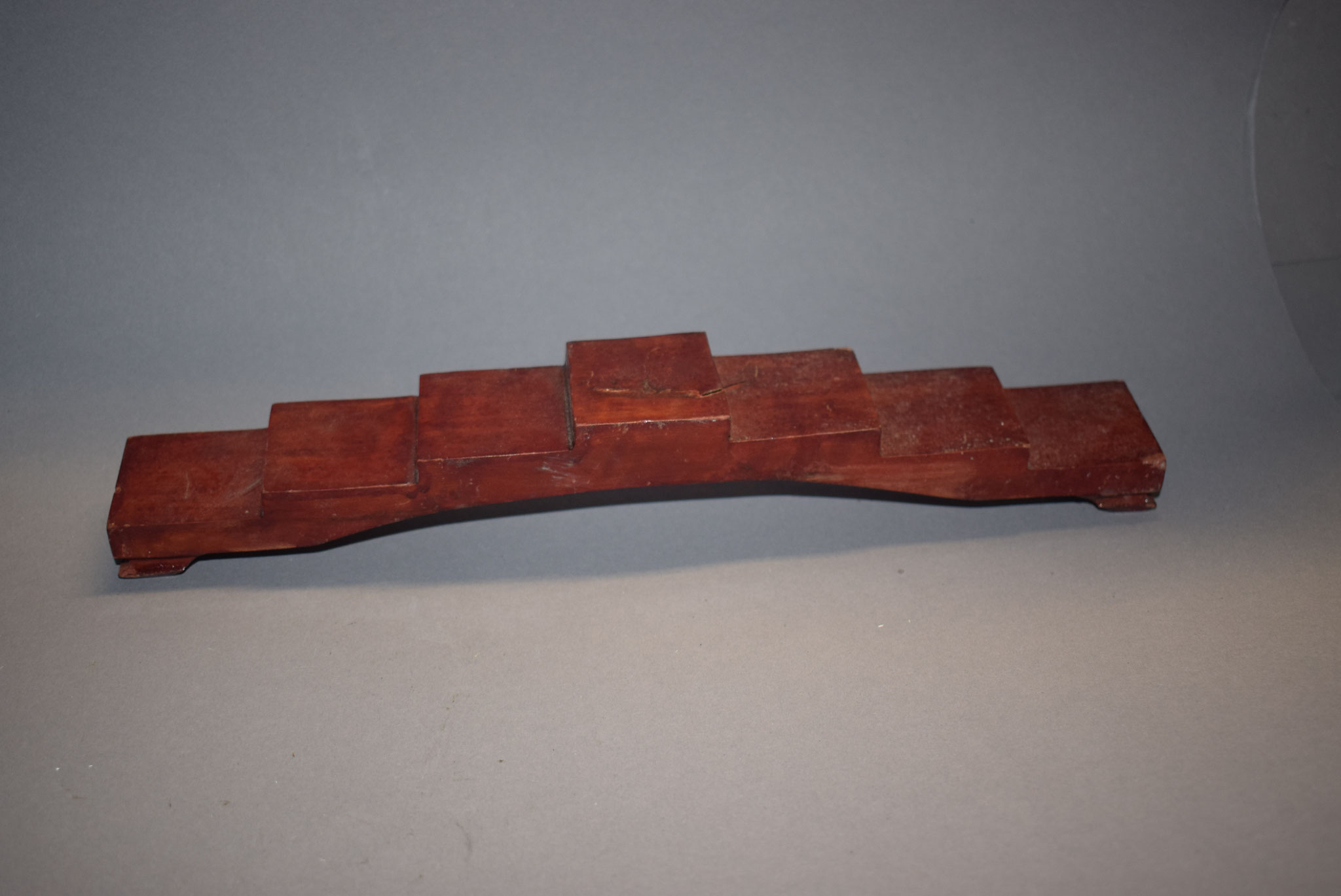 Etagere mit 7 Ebenen aus Rosenholz, 33cm