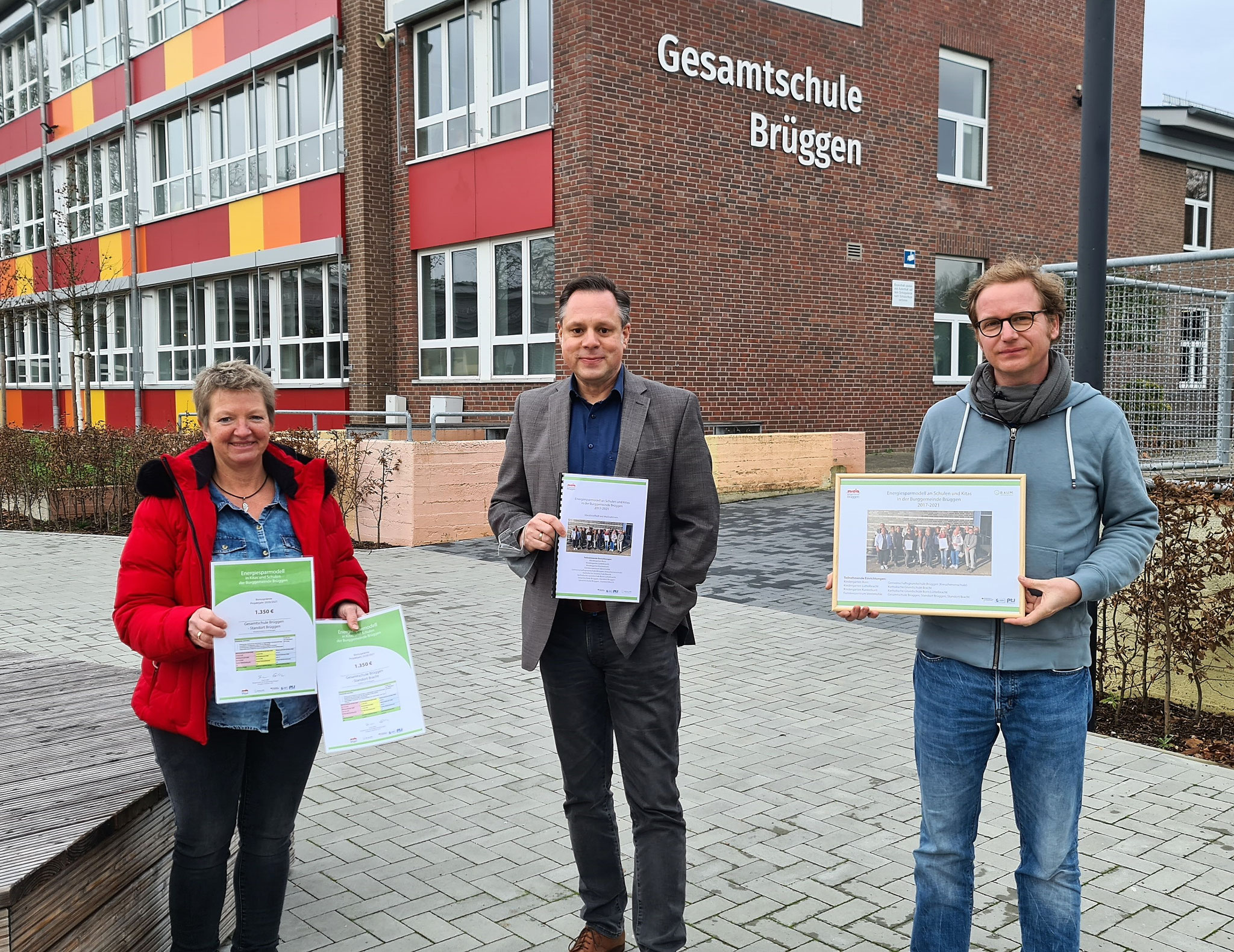 Preisübergabe des Klimaschutzprojekts der Gemeinde Brüggen