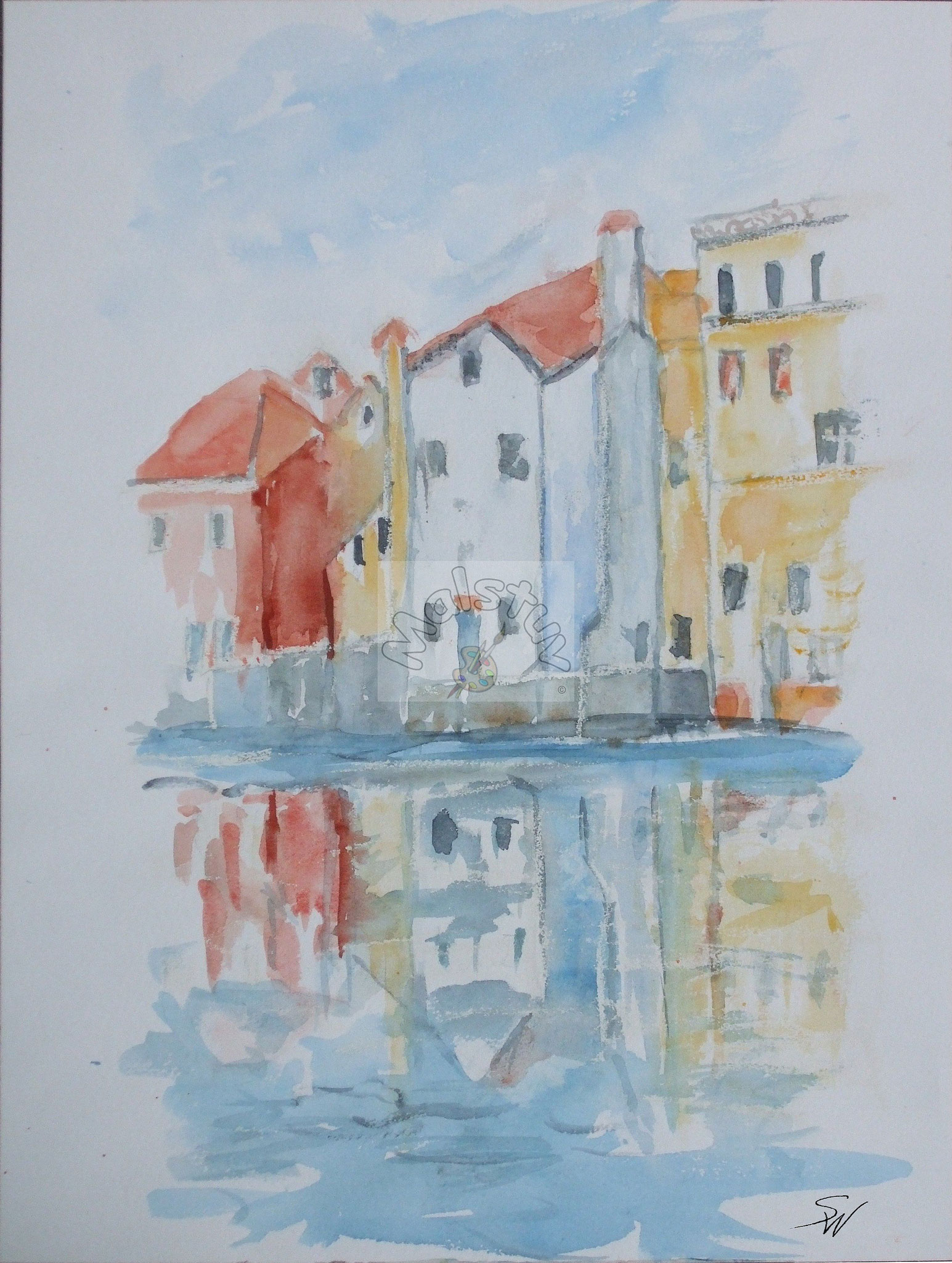 Gebäude 01 - Häuser am Wasser