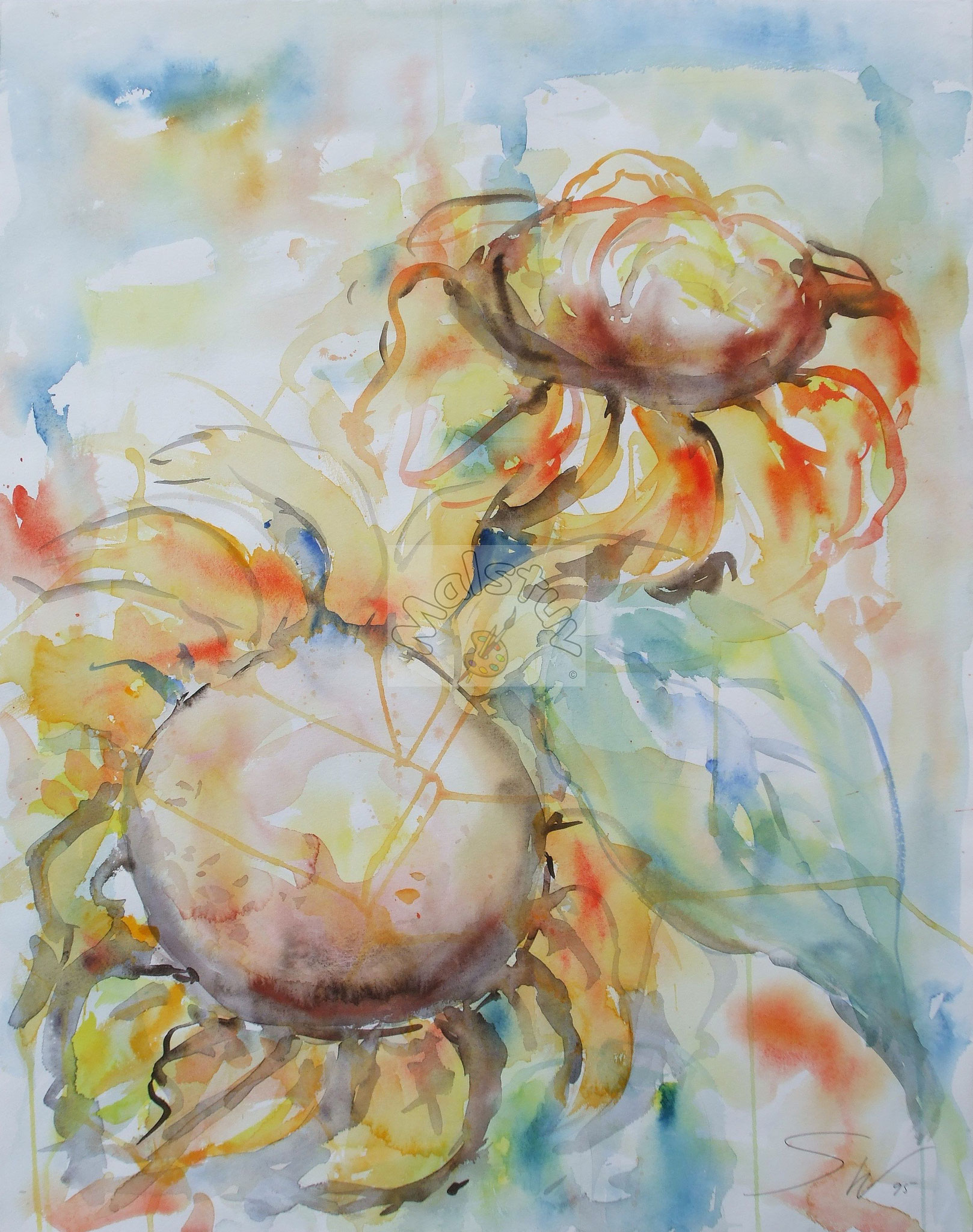 Sonnenblumen (50x64)