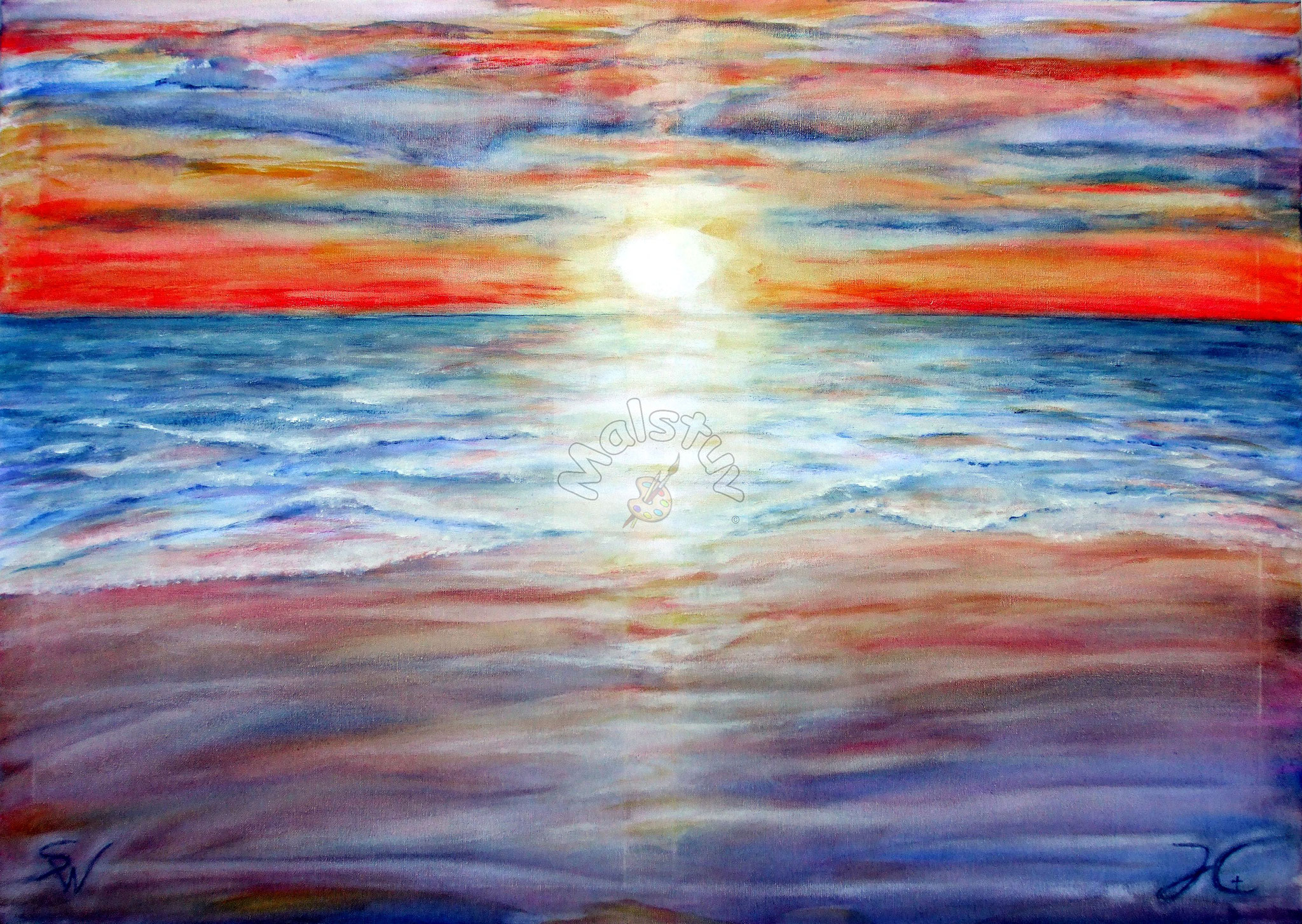 Stimmung am Meer 08 - Sonne und Meer
