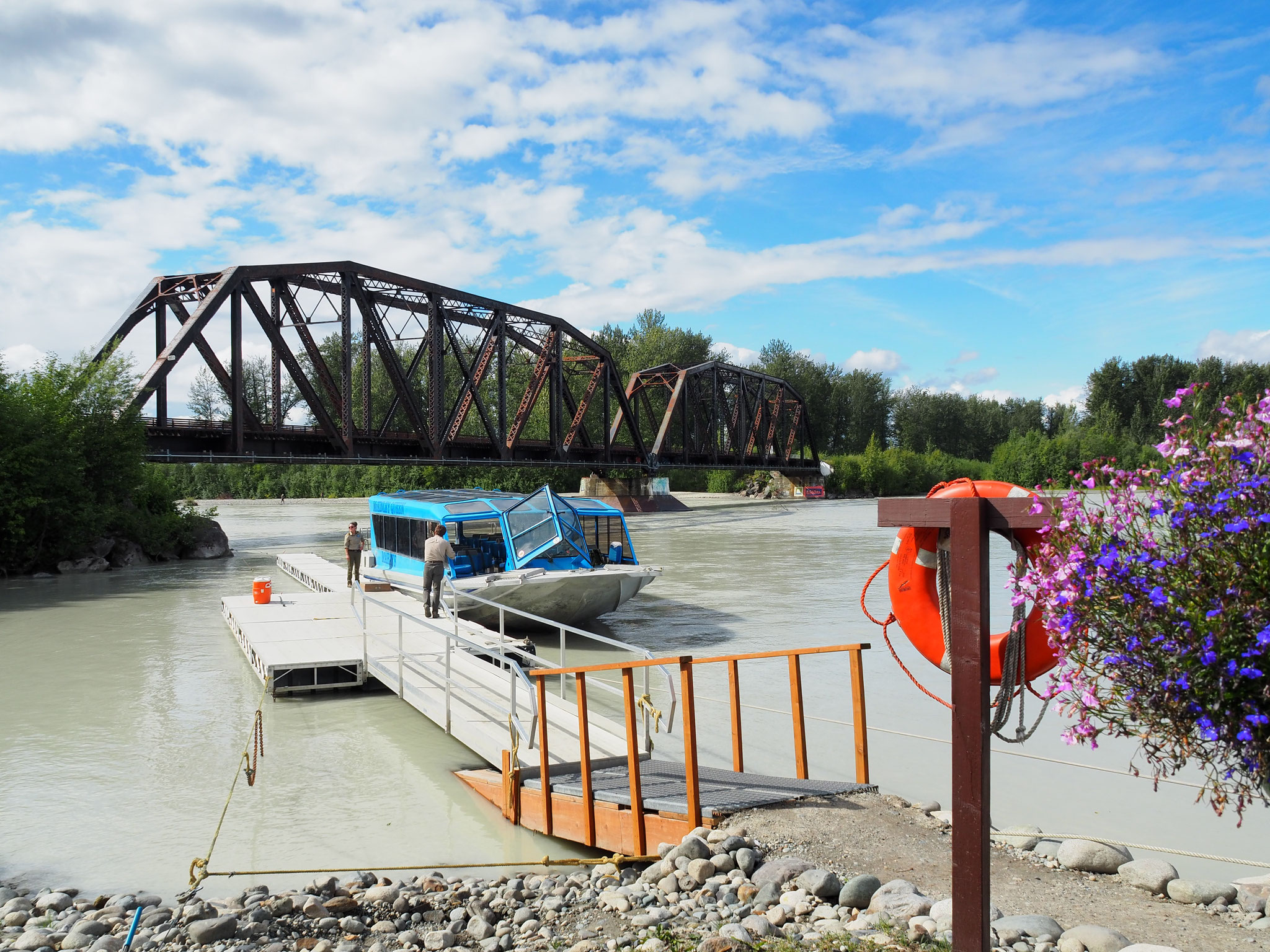 Jetboattour auf den Flüssen Susitna, Talkeetna und Chulitna