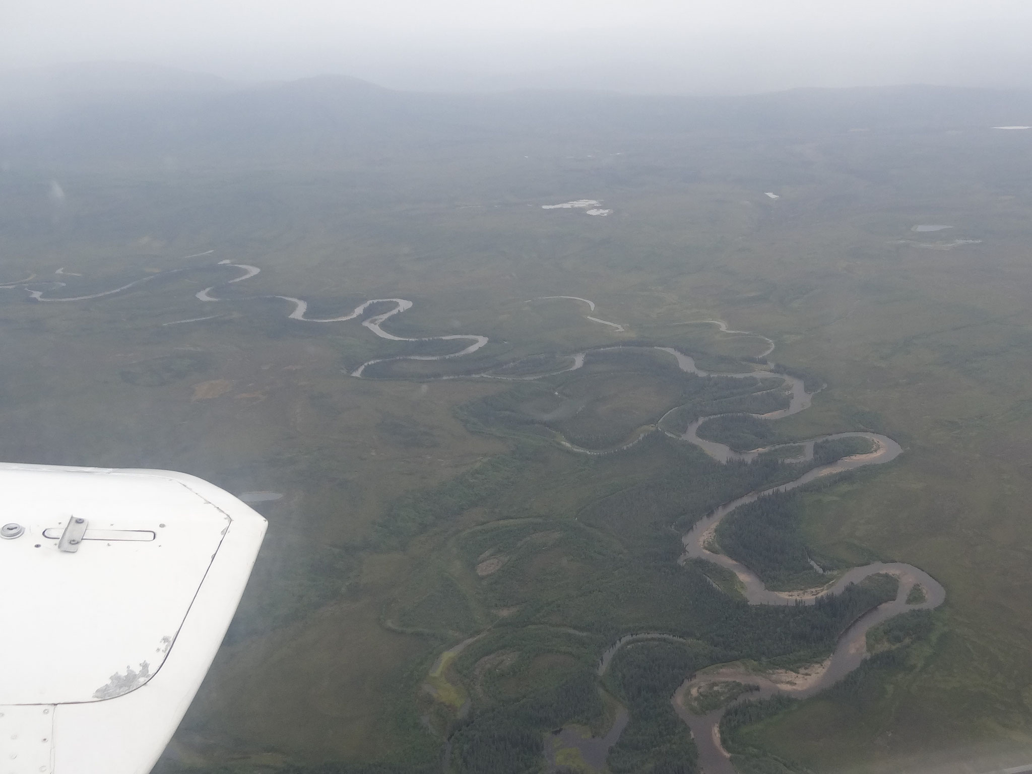 ... mit dem Flugzeug von Fairbanks nach Barrow