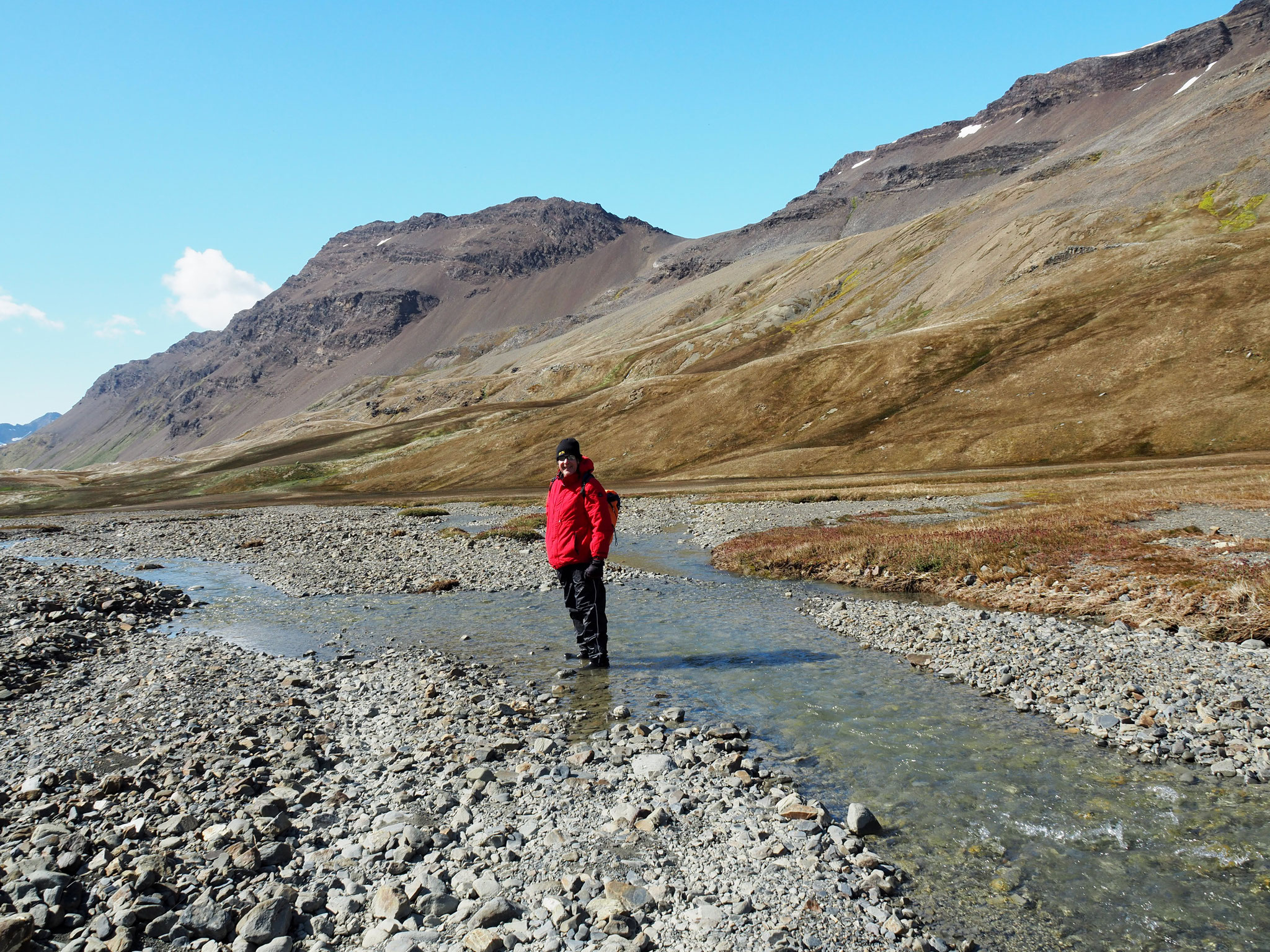 ... glasklares Schmelzwasser
