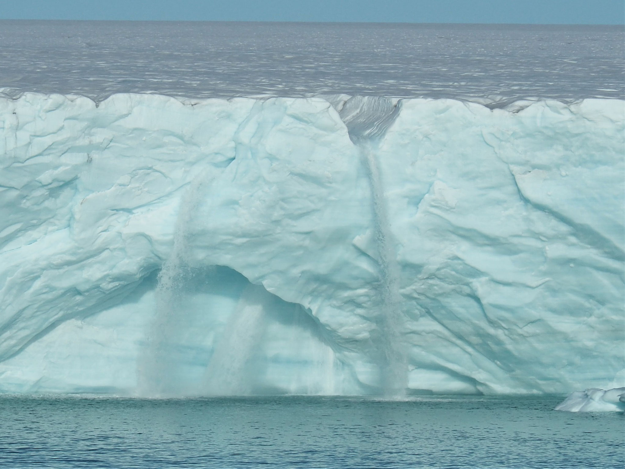 Cruising entlang der Eisfront