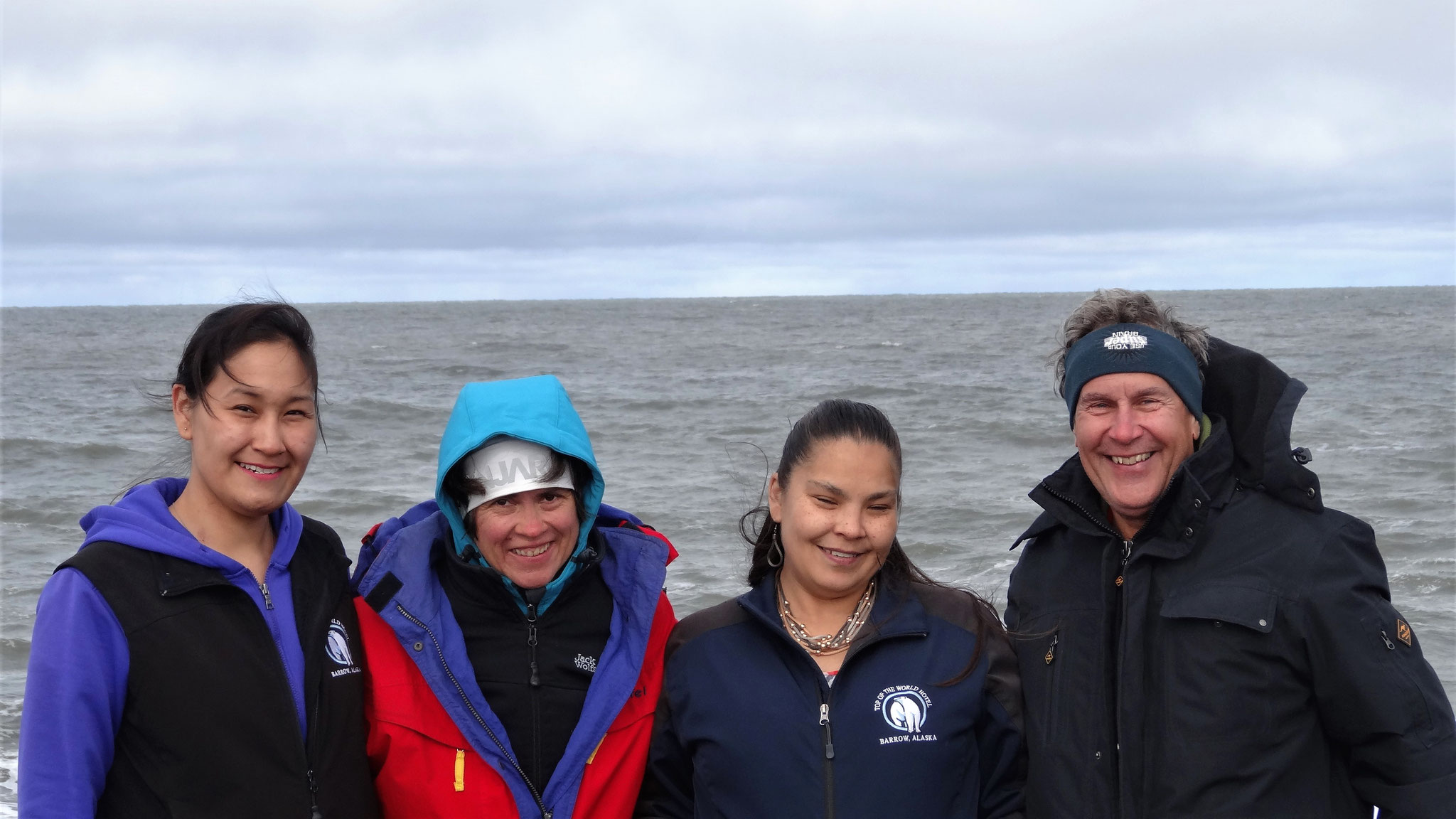 ... unsere "Eskimo" (Yupik) - Guides