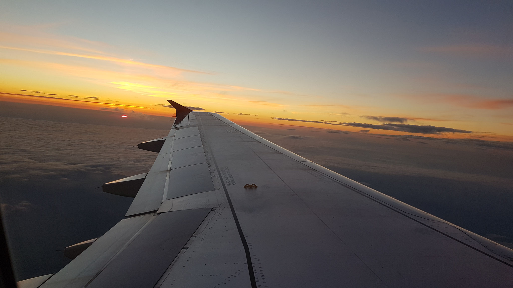 ... Sabine im Anflug nach Zakynthos