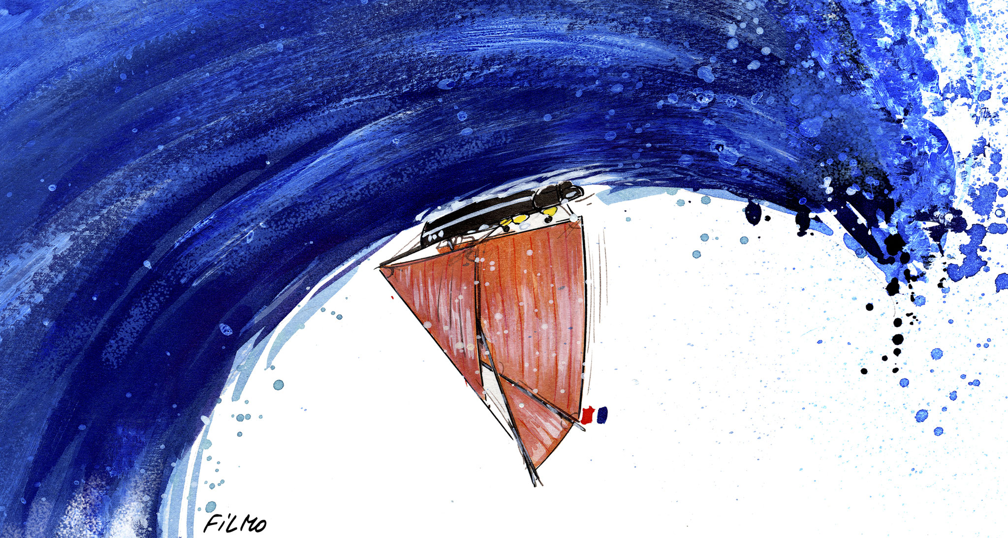  #Filmo #dessindeFilmo #marin #marine #filmovoilier #bateau #normandie #Bretagne #loireatlantique #atlantique #manche #mediteranee #navigation #mer #ocean #affiche #poster # aquarelle #tableau #deco #marinemarchande #marinenationale