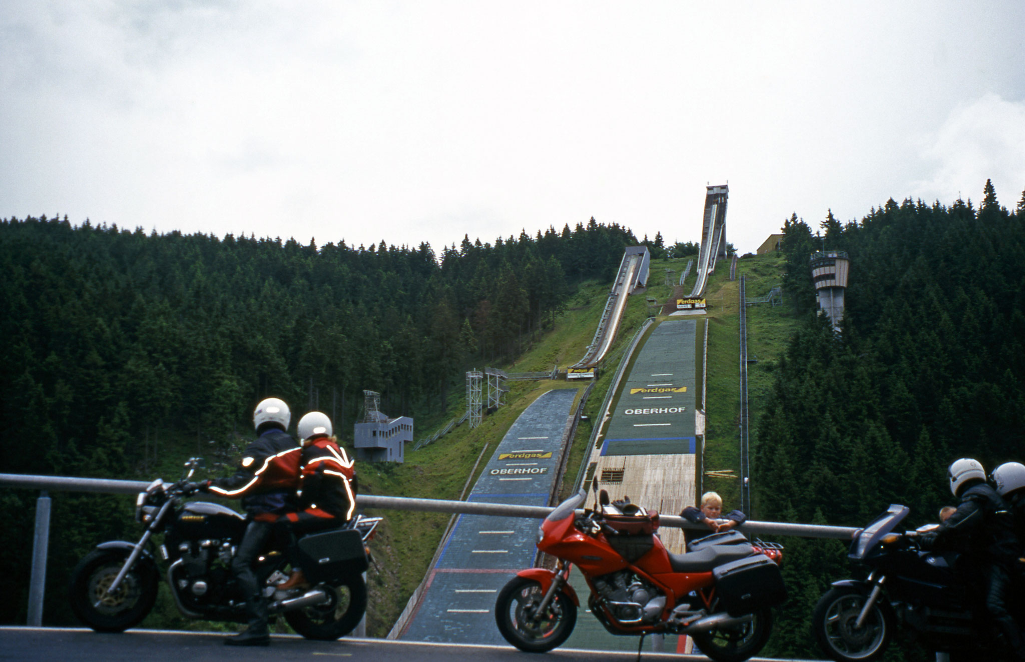 "Anfahren am Berg" in Oberhof, Thüringen