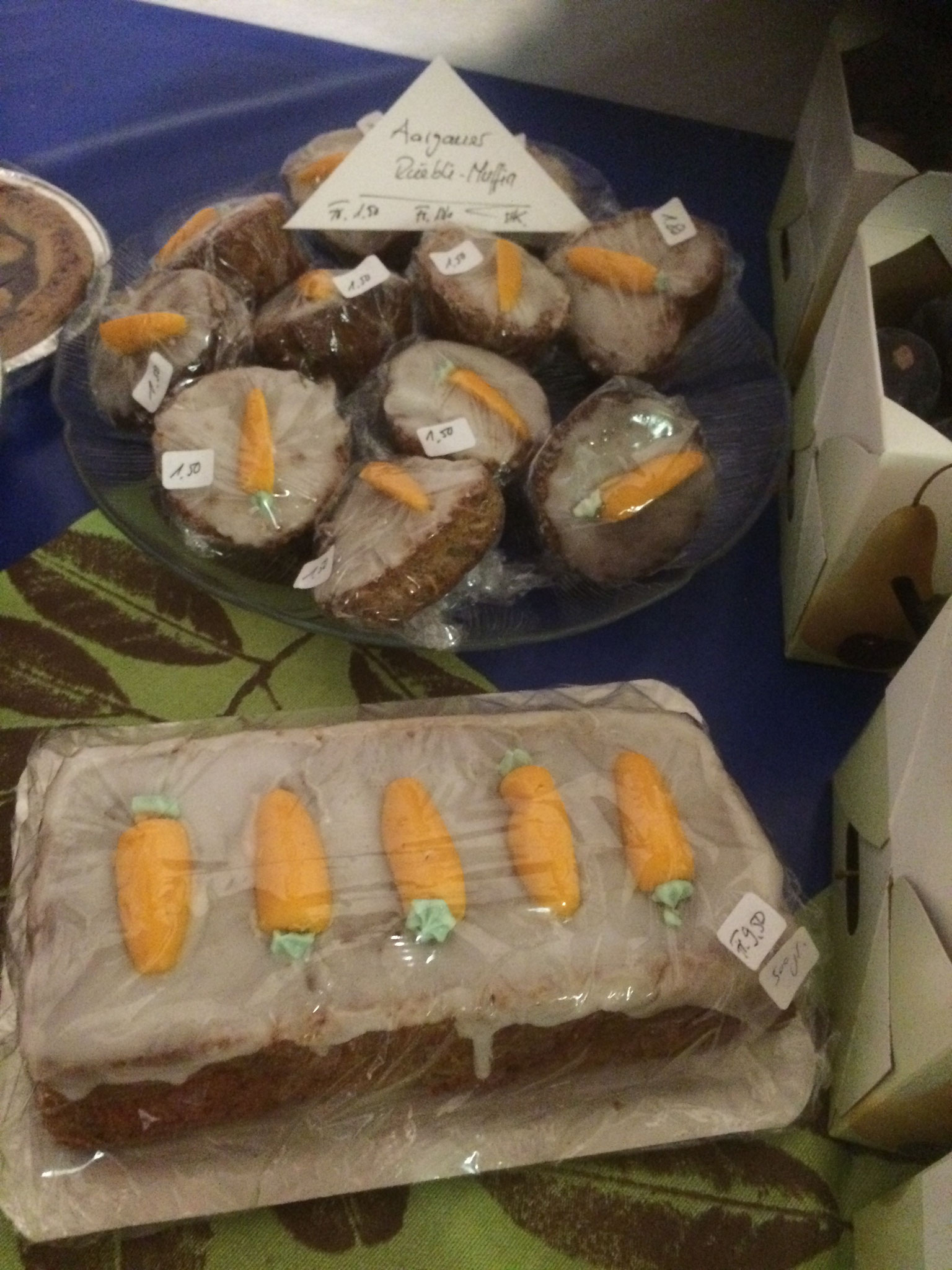 Rüeblicake und -muffins