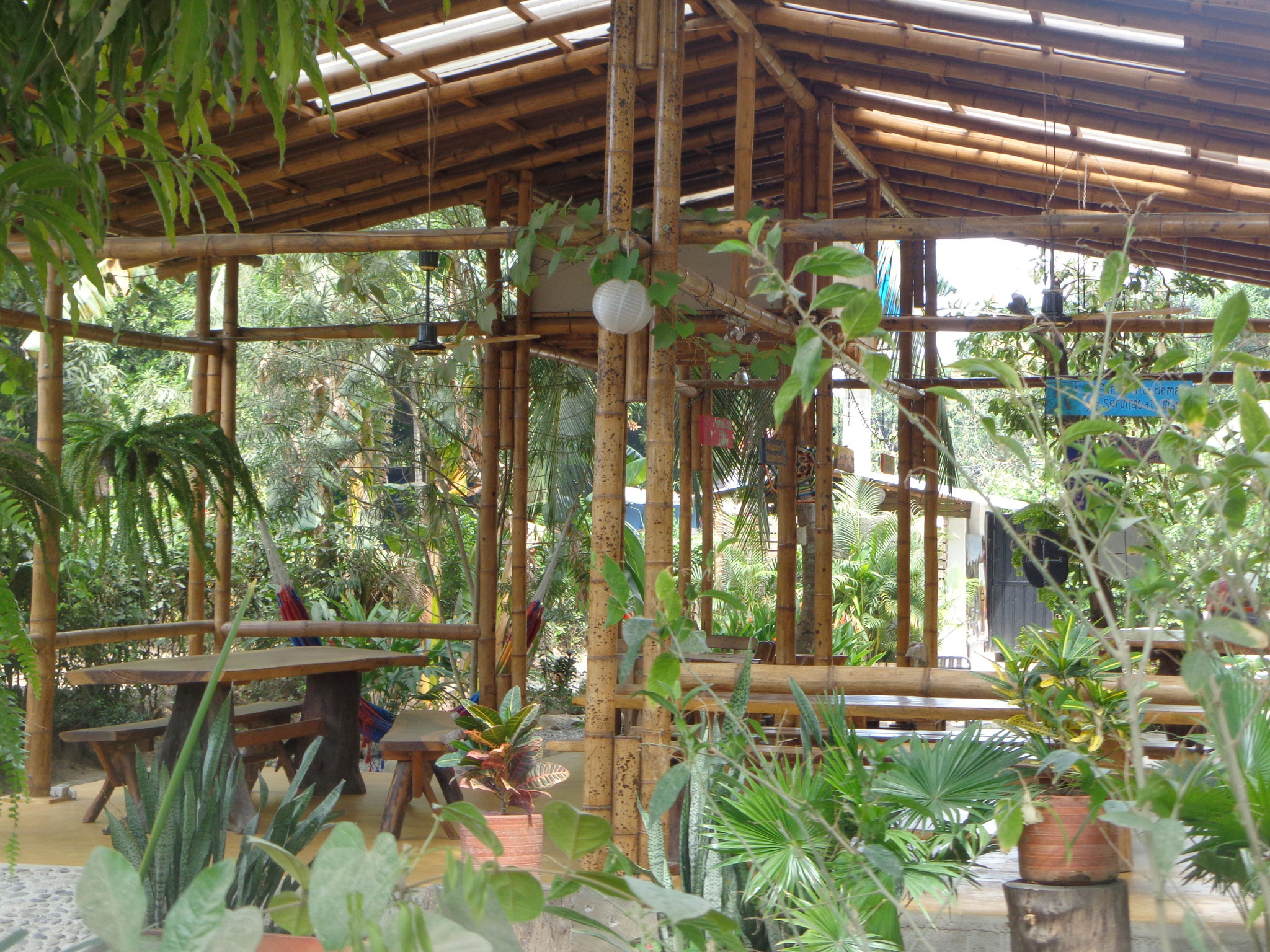 Belles constructions en bambou