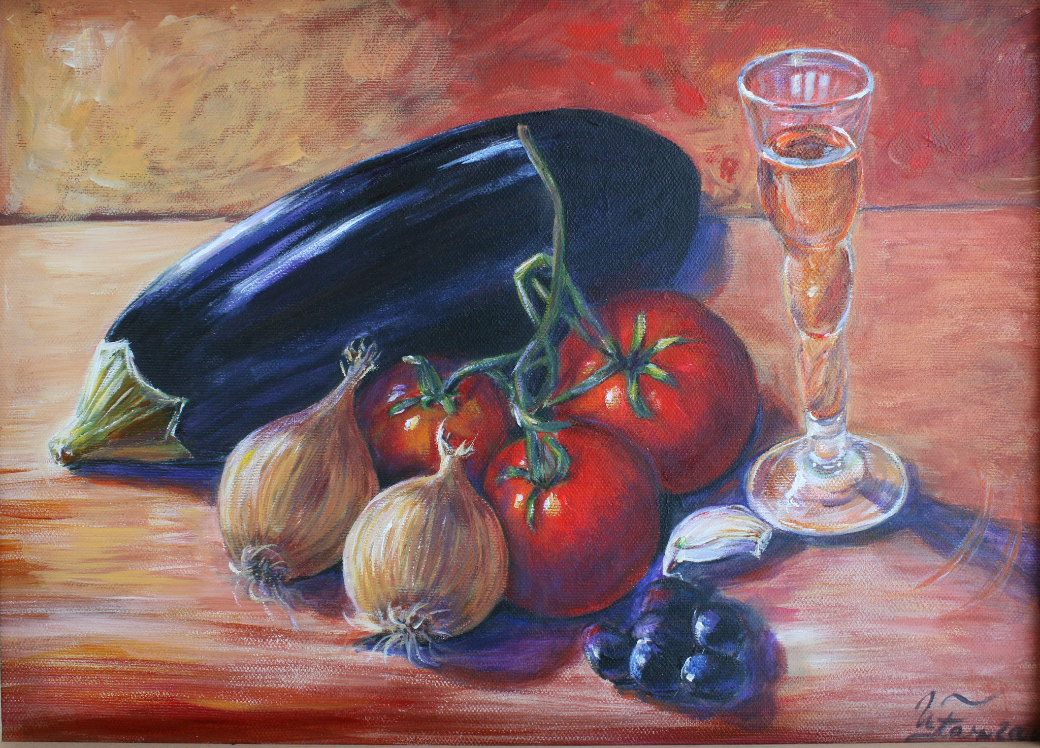 Ratatouille Öl 30 x 40