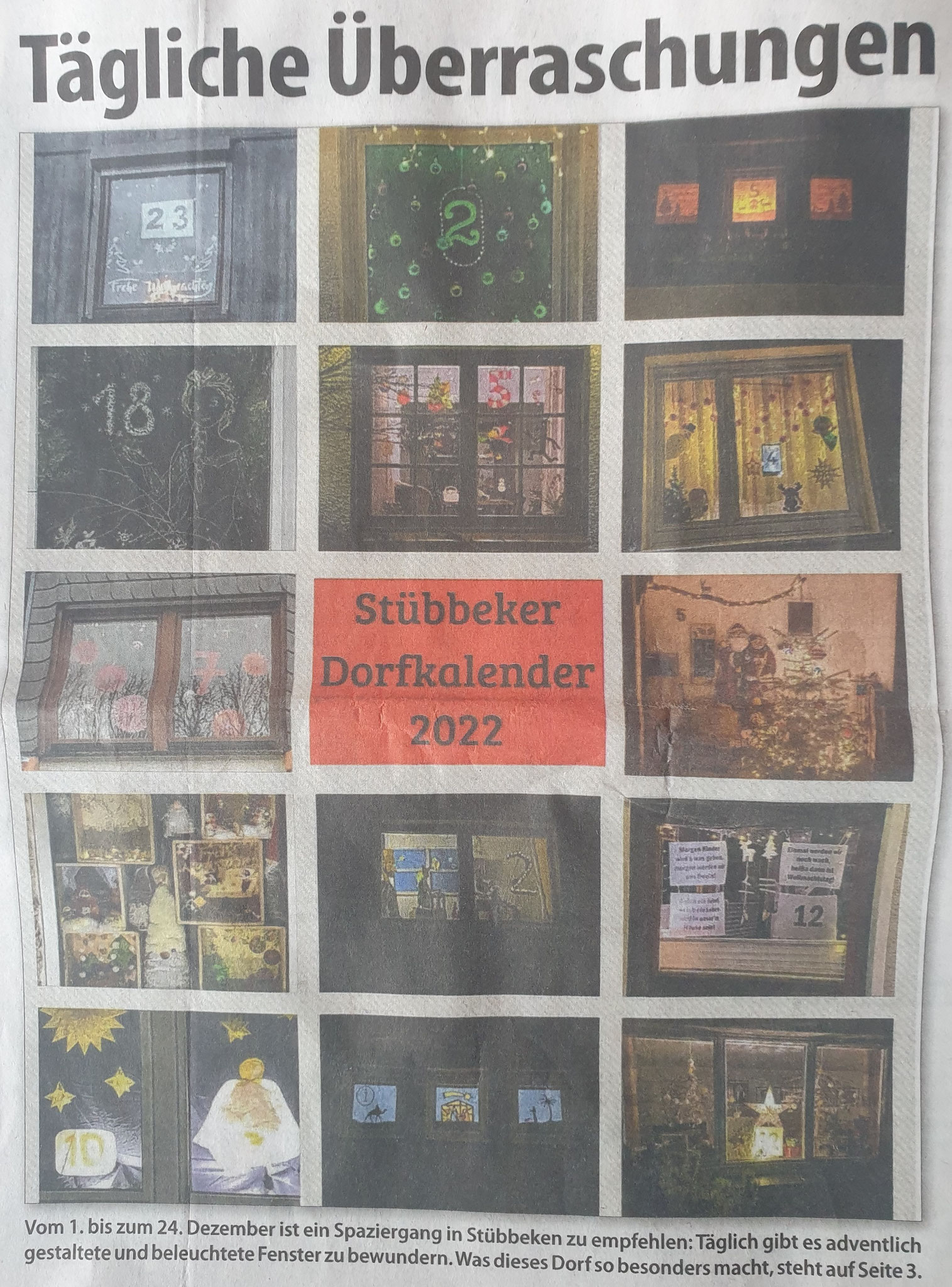 Stübbeker Adventskalender 2022
