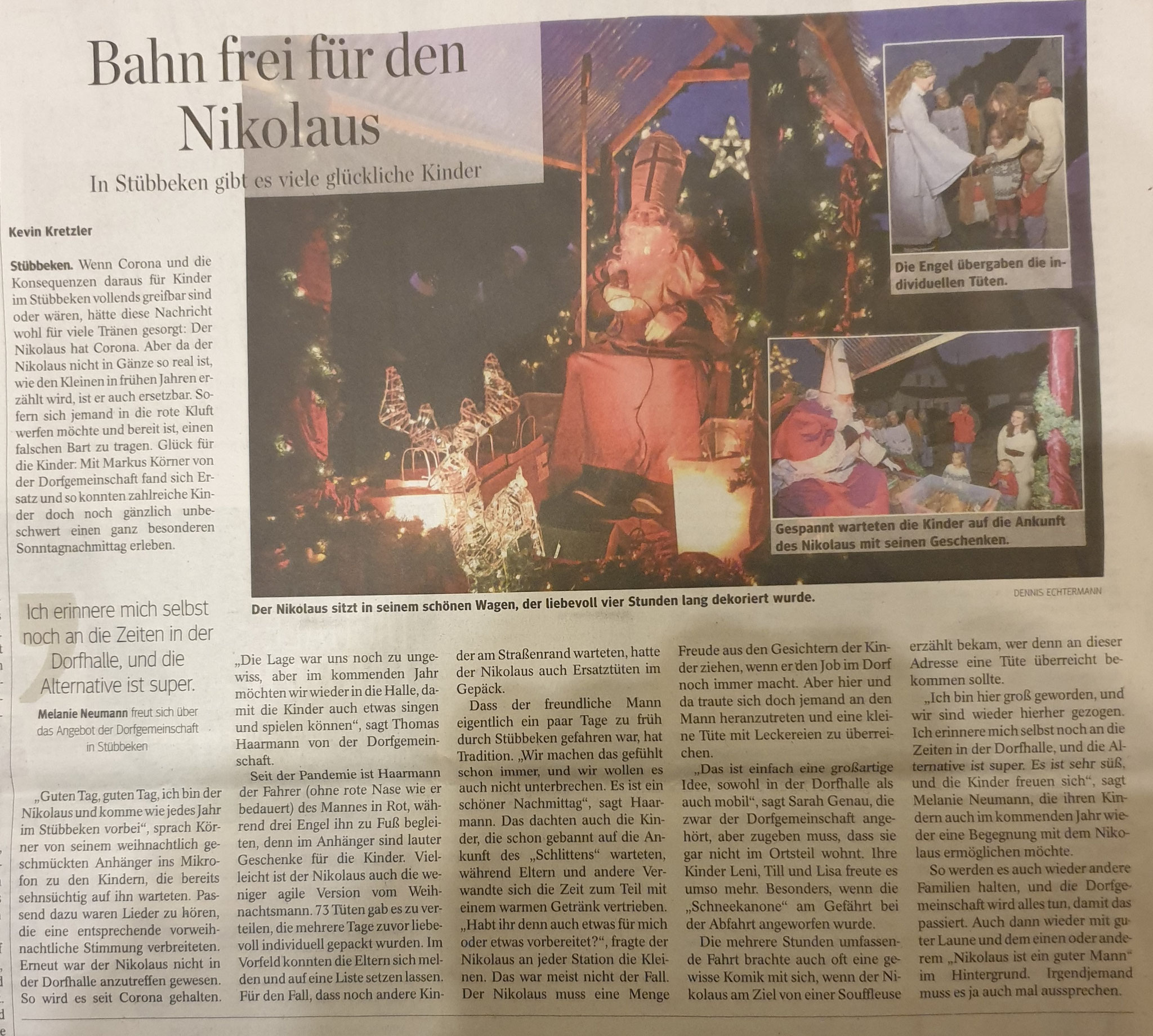 2022.12.04 Bahn frei für den Nikolaus