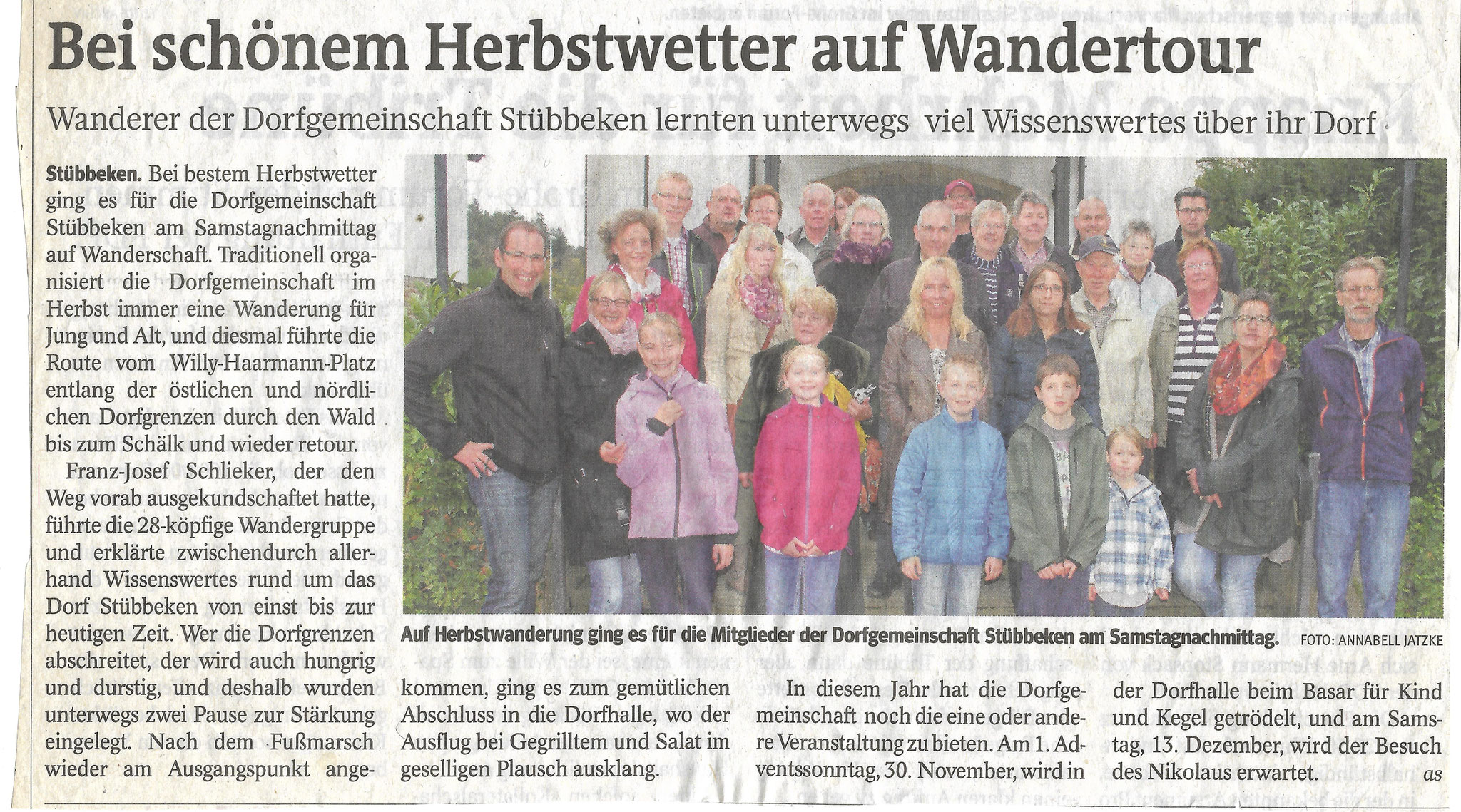 Herbstwanderung 22.10.2014