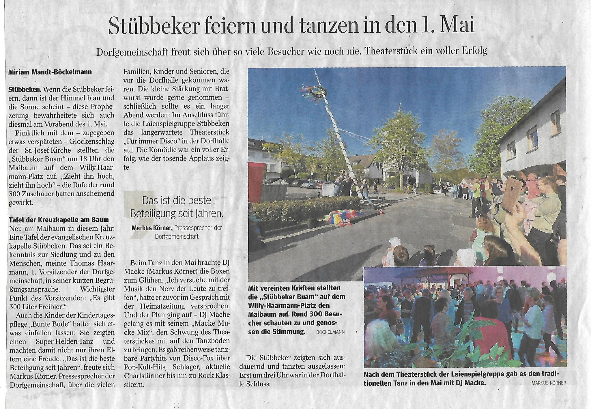 2023.04.30 Maibaum richten