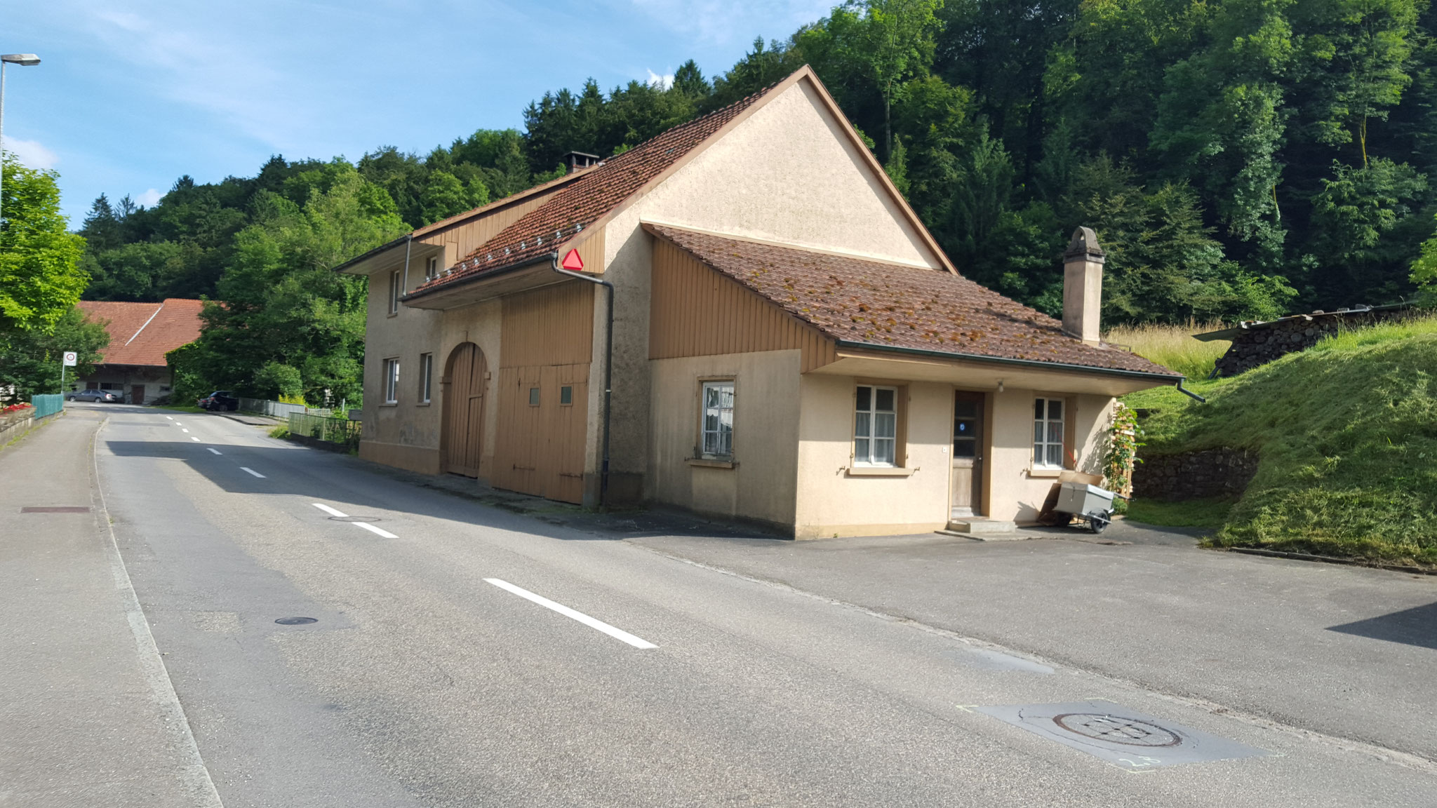 Ansicht von Laufenburg / Leibstadt her kommend