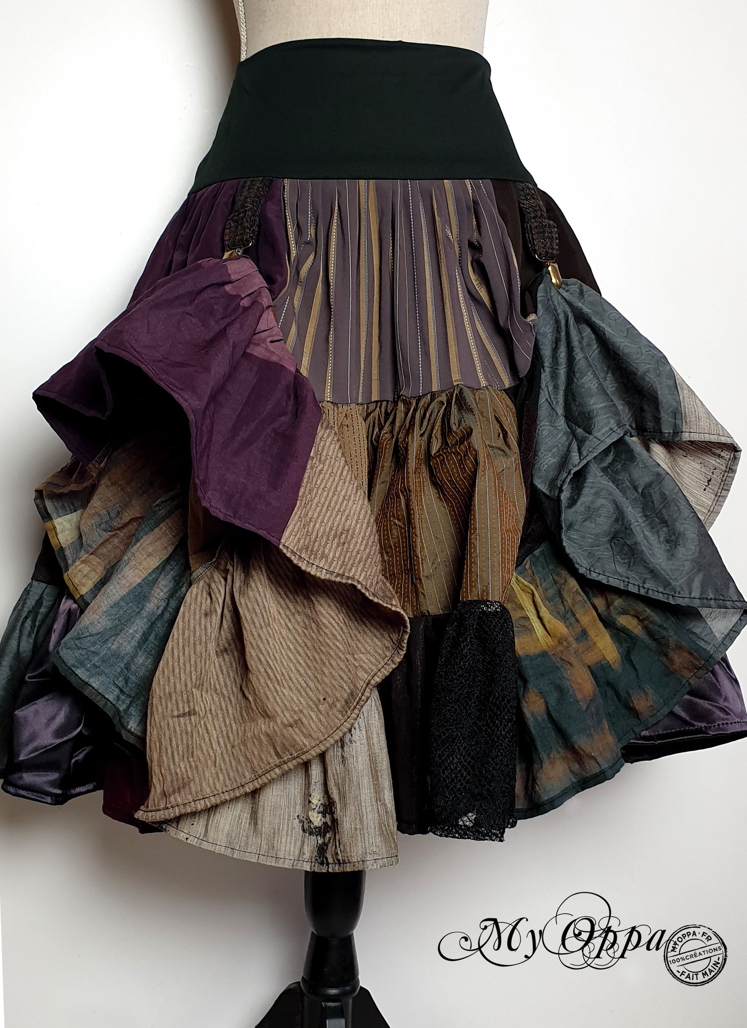 creation jupe steampunk my oppa skirt fashion