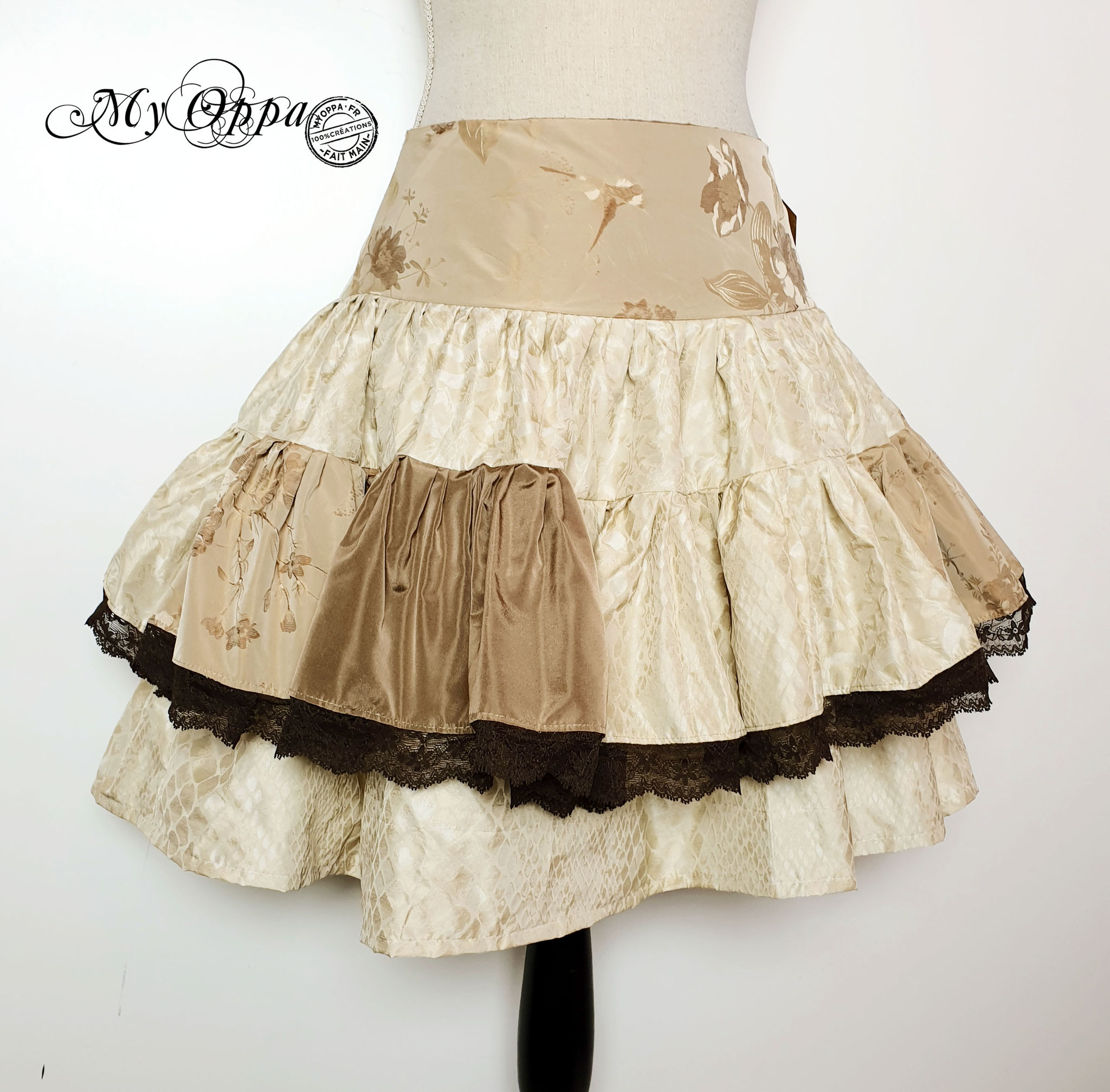 creation jupe steampunk my oppa skirt fashion