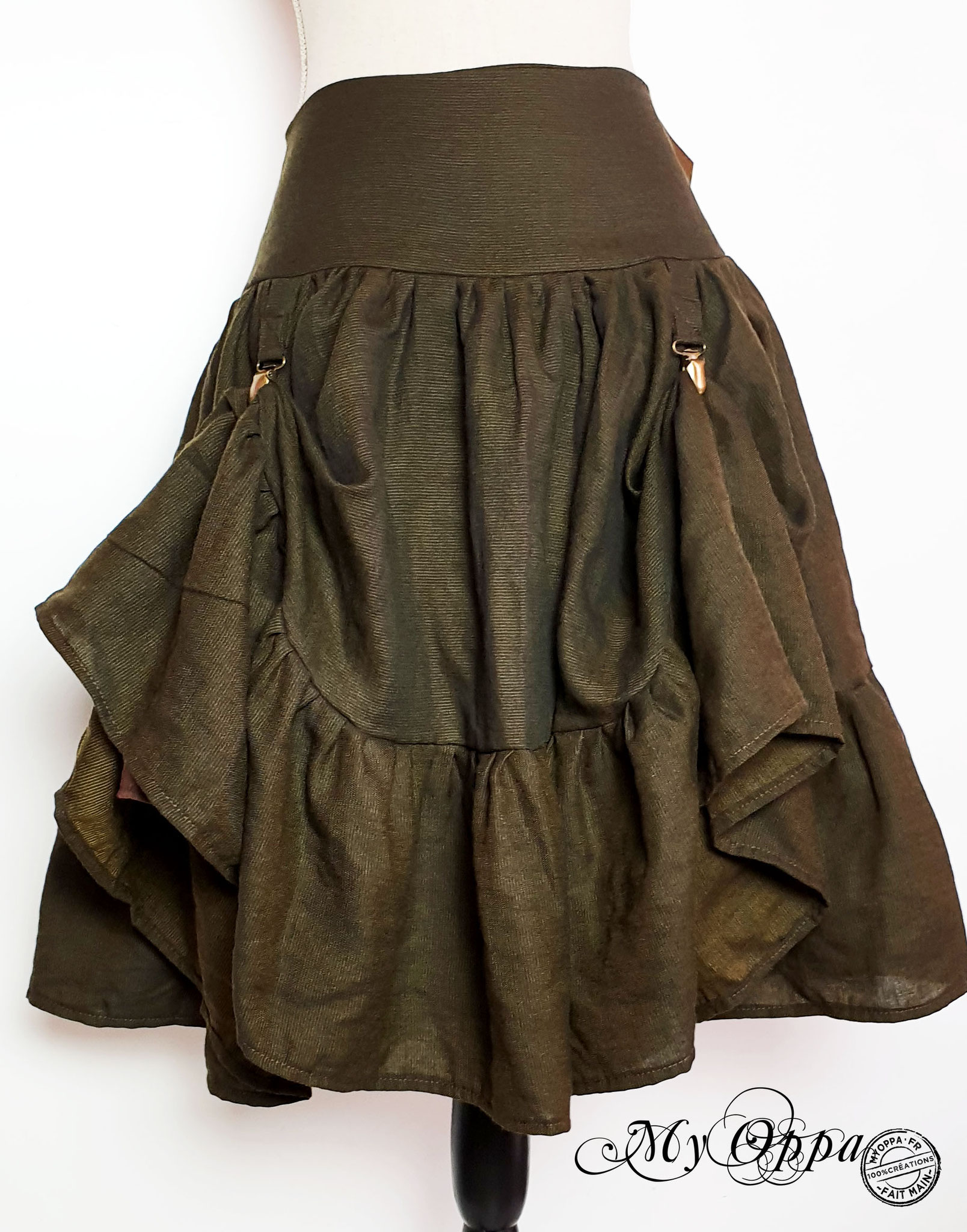 jupe steampunk lutin creation my oppa vêtement skirt clothes