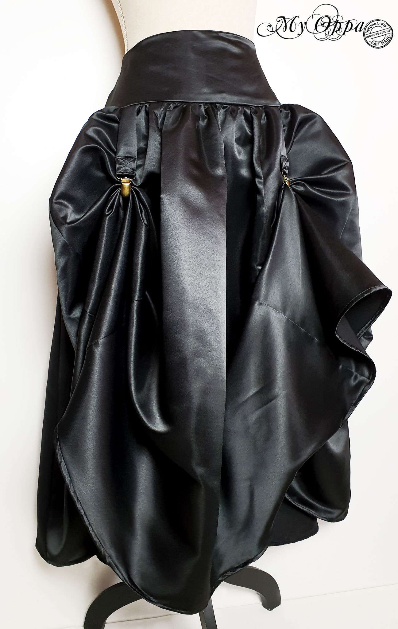 creation steampunk blanc satin duchesse My Oppa