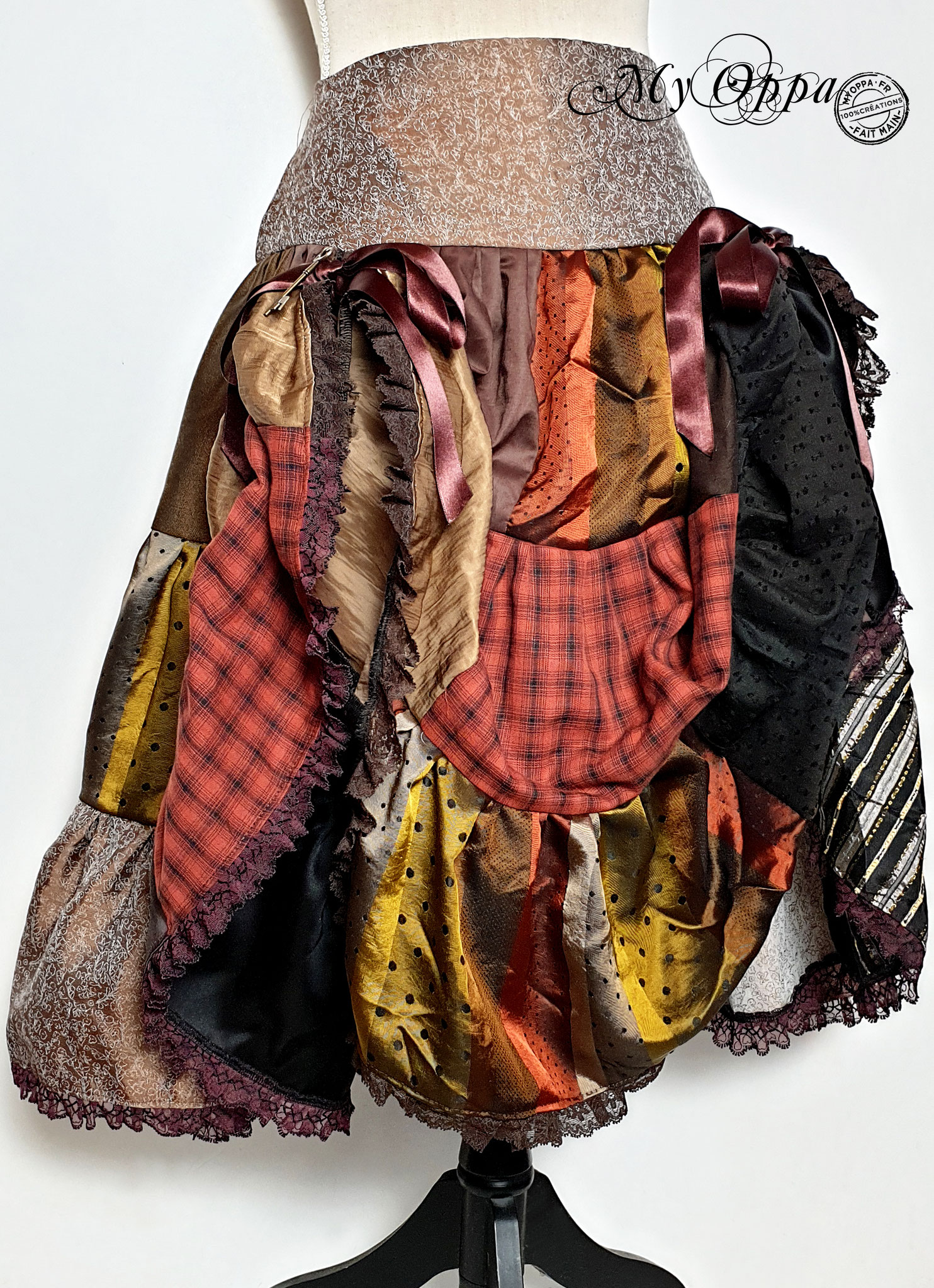 creation jupe steampunk my oppa skirt fashion