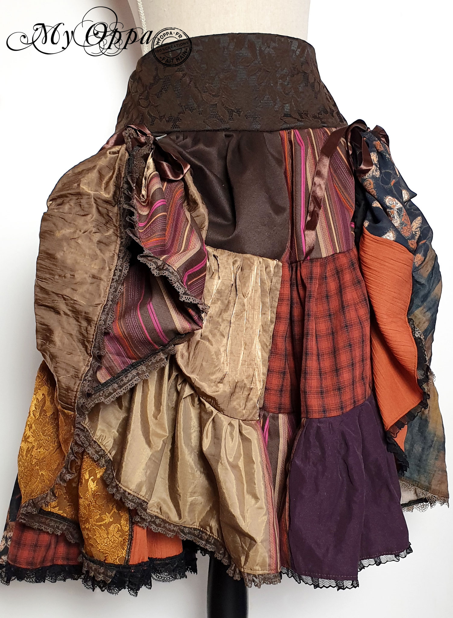 creation jupe steampunk my oppa skirt fashion