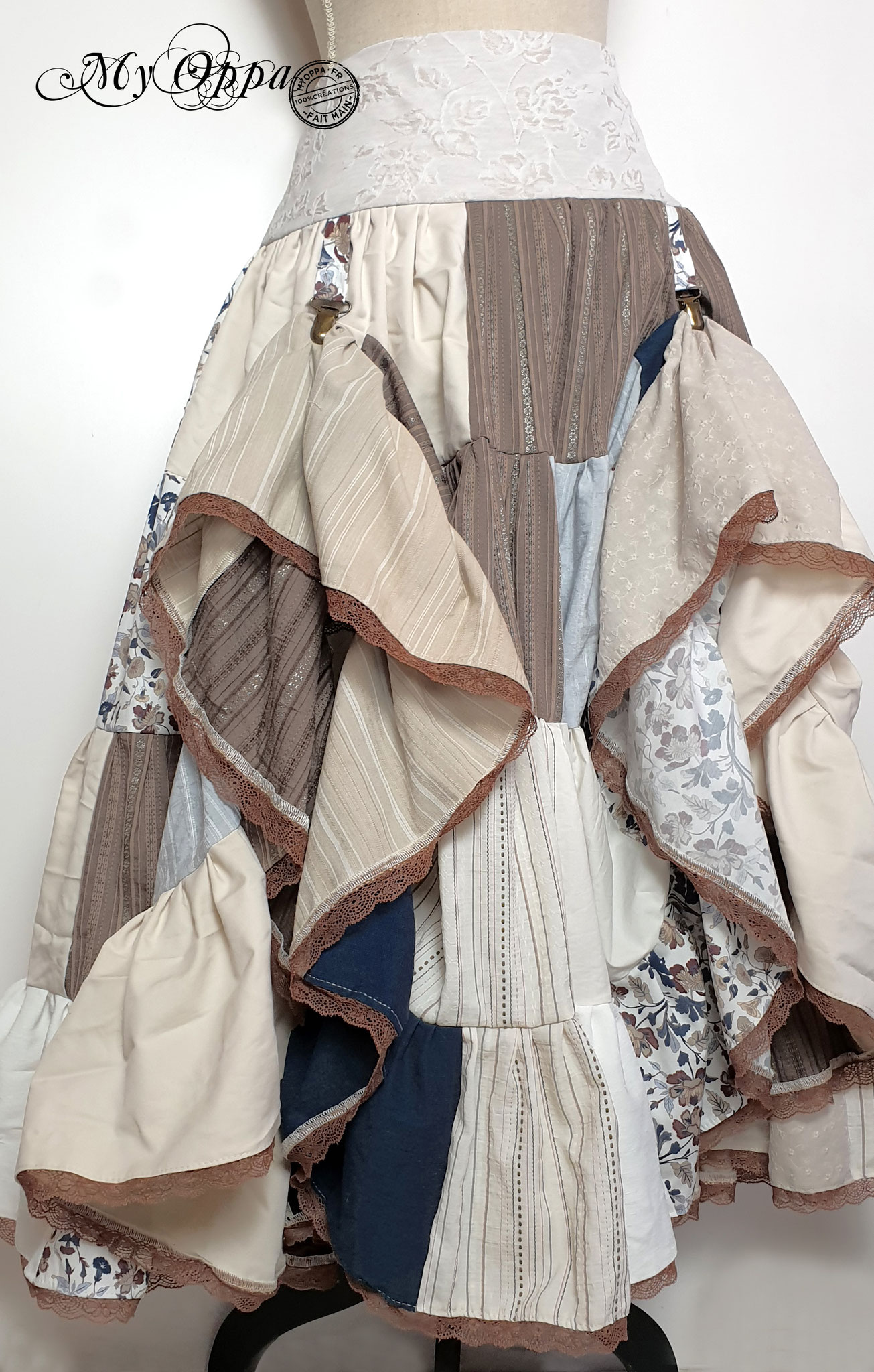creation jupe steampunk my oppa skirt fashion