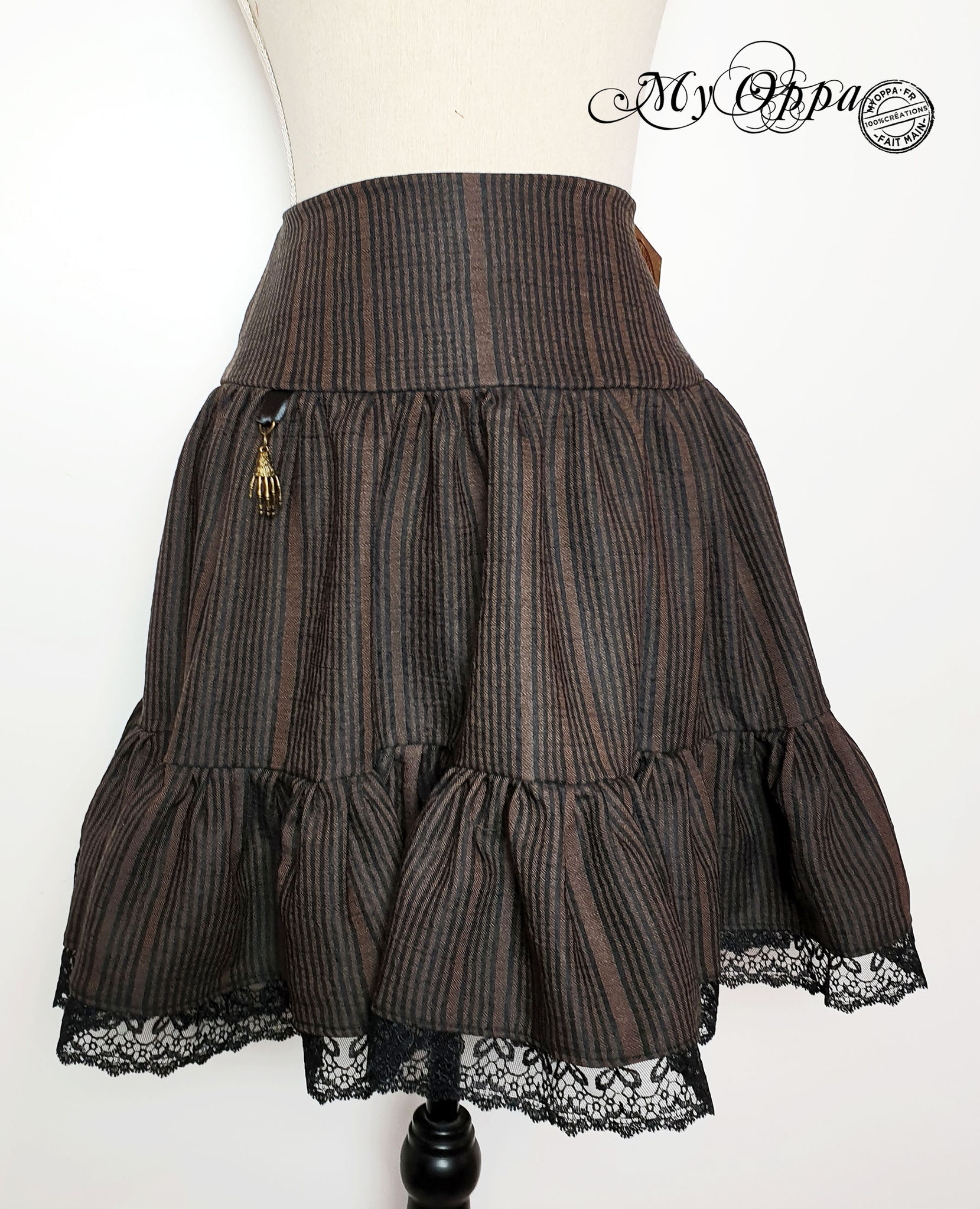 creation jupe steampunk my oppa skirt fashion