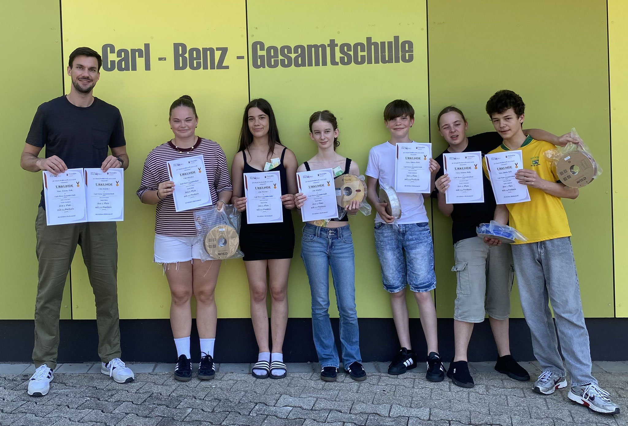 toller Erfolg beim landesweiten 3D-Druck-Wettbewerb