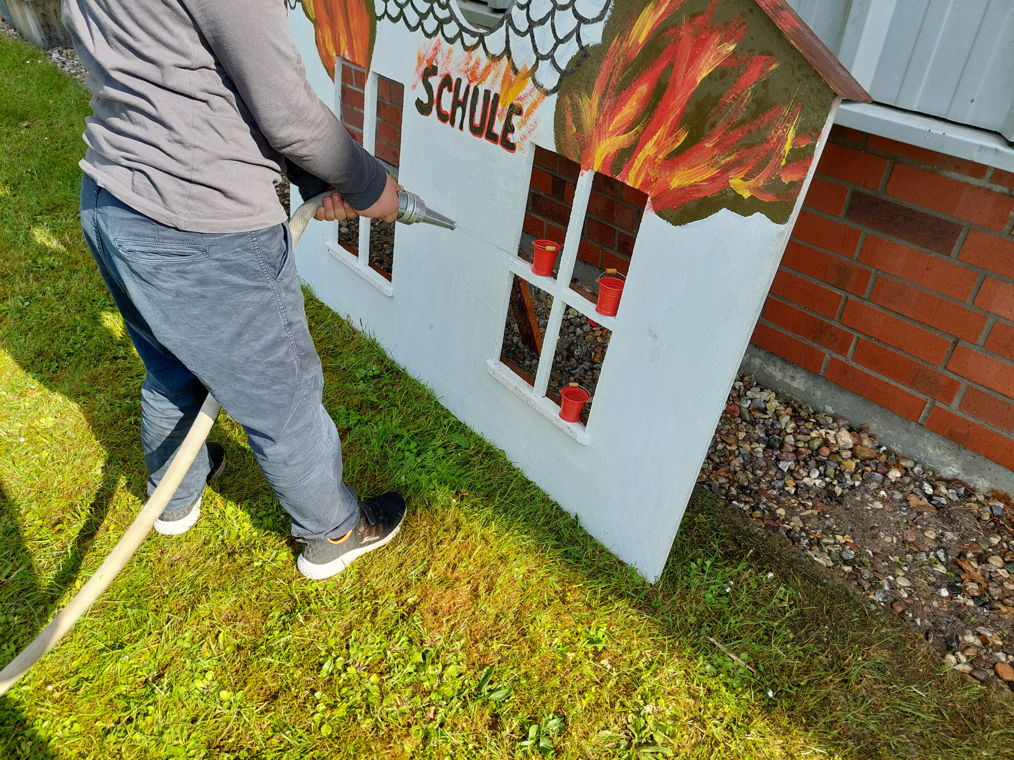Feuerlöschübung