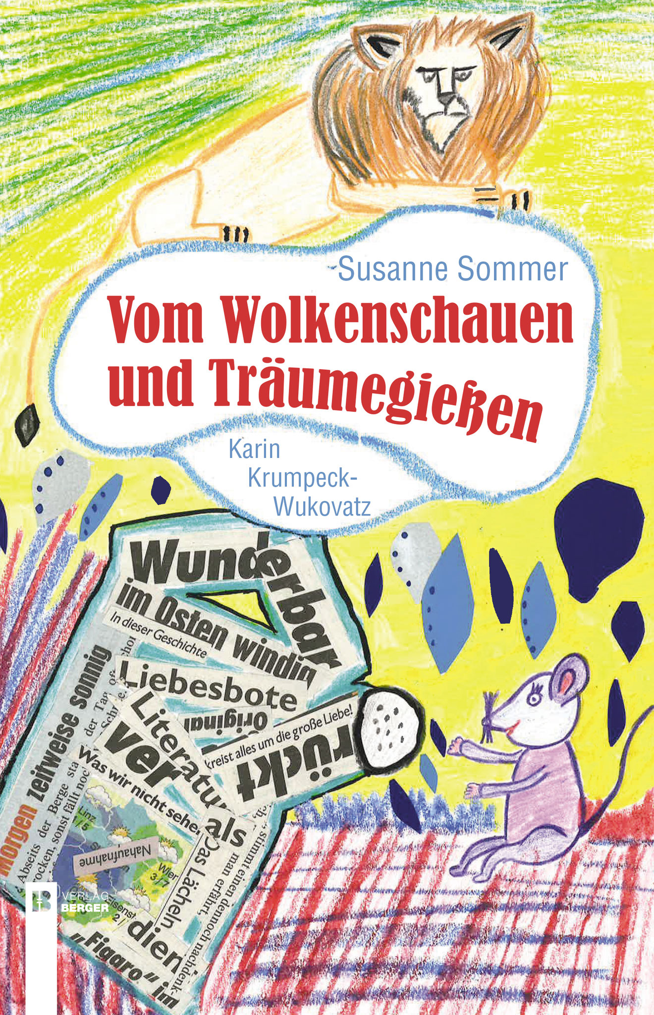 Buch-Cover "Vom Wolkenschauen" (Collage)