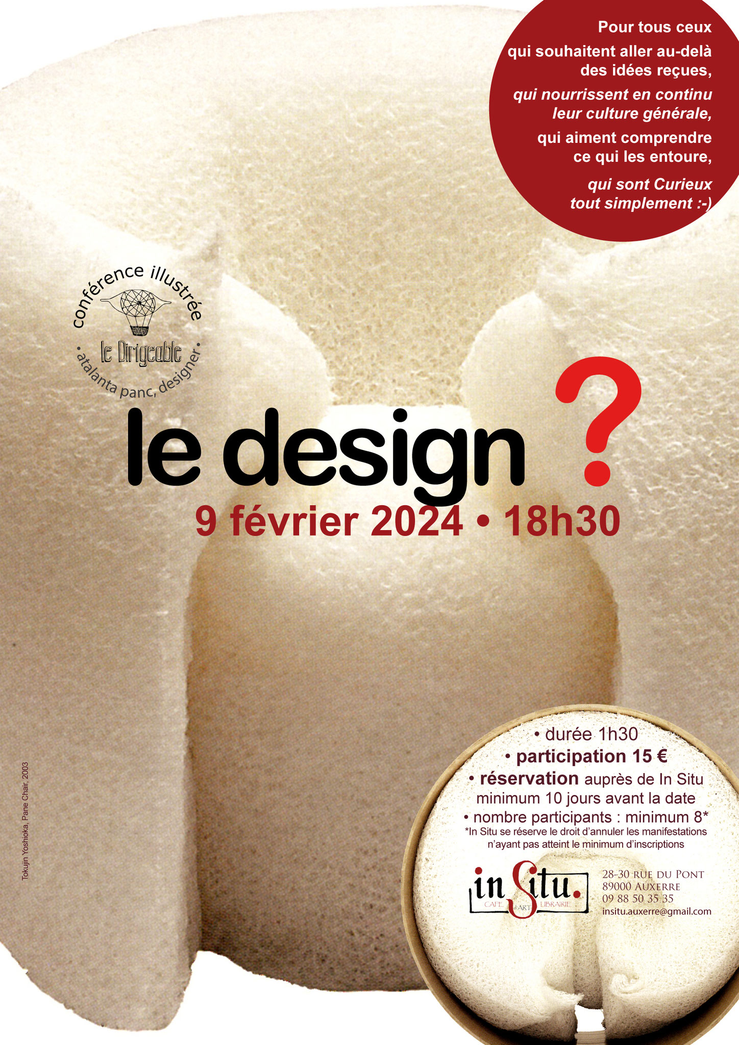 comm visuelle ateliers et conférences chez In Situ, Auxerre