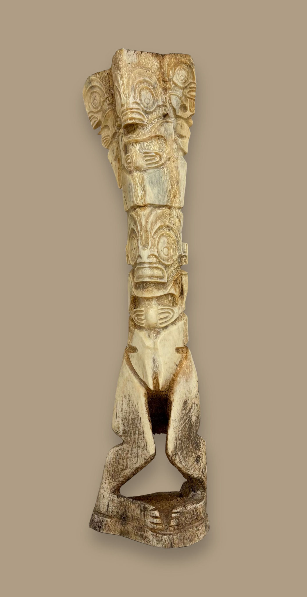 N°4461 MARQUISES Os sculpté N°1 Os de bœuf H37 
