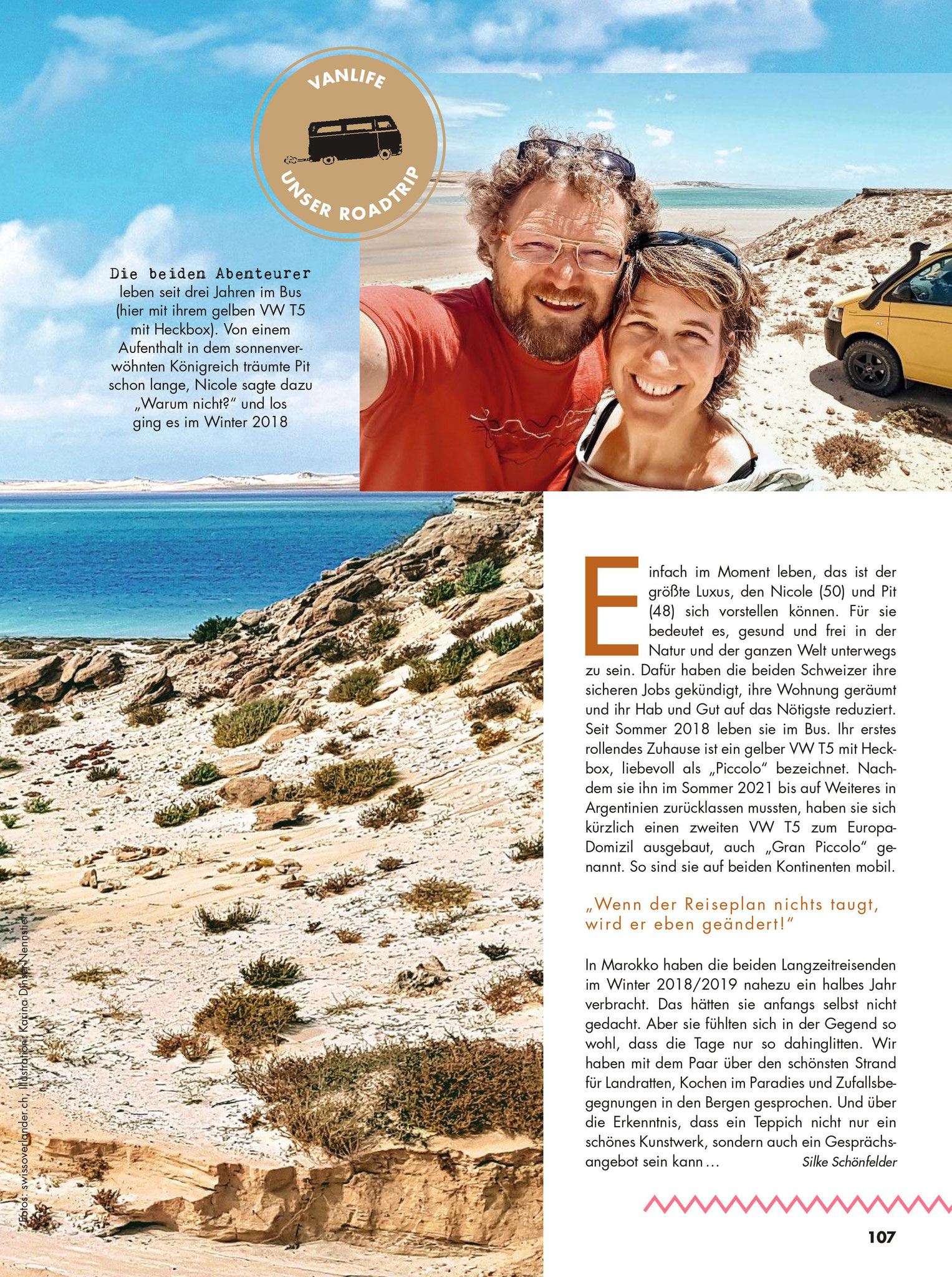 Interview zu unserer Marokkoreise im Reisemagazin 'Einfach los' - 02