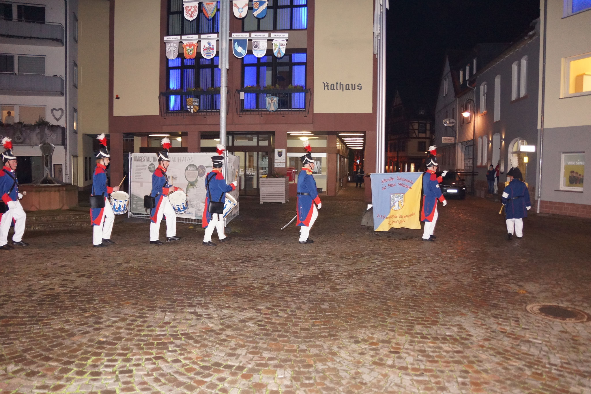 Kalter Markt 2021  Marsch von der Stadthalle Schlüchtern zum Lokal Hausmann