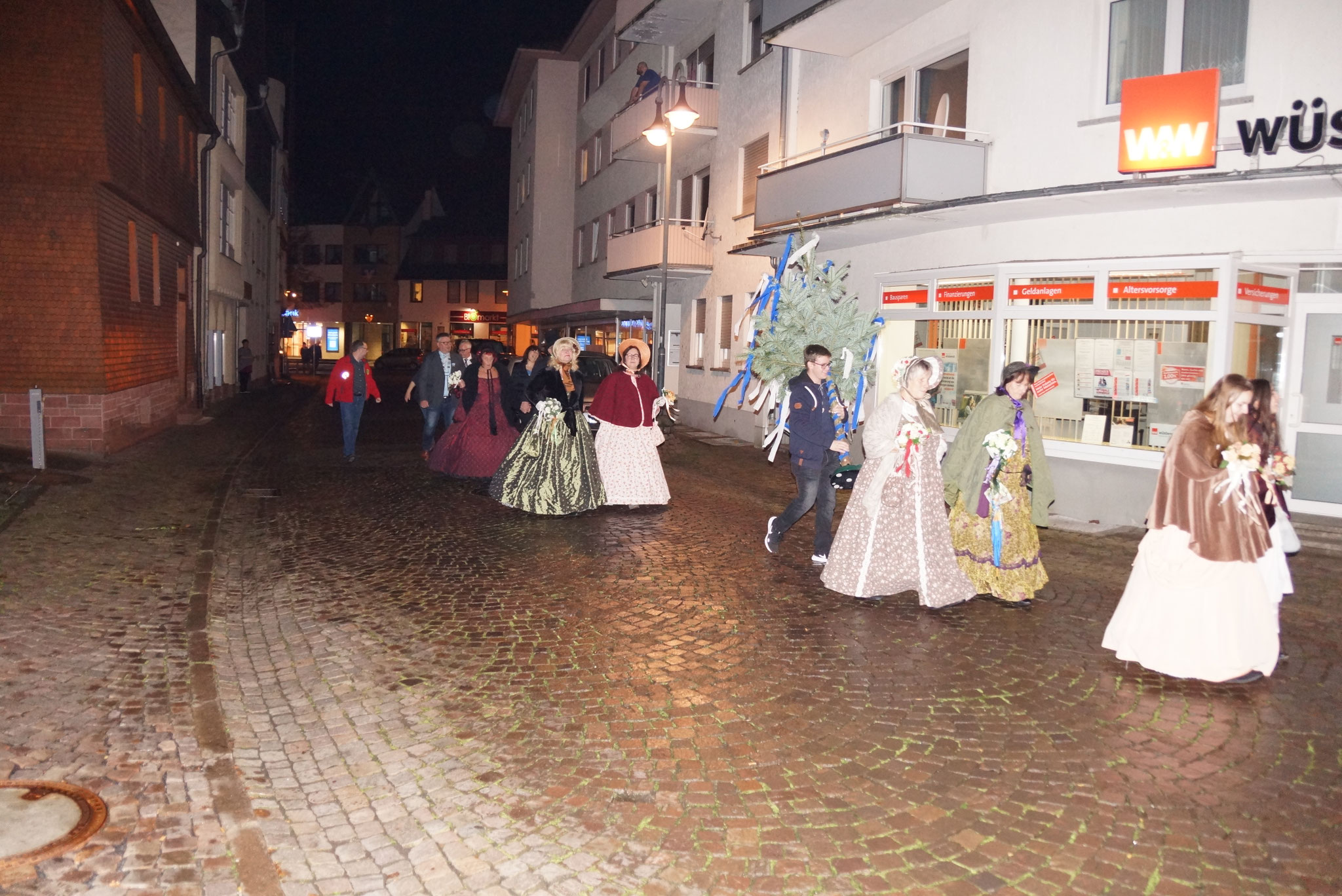 Kalter Markt 2021  Marsch von der Stadthalle Schlüchtern zum Lokal Hausmann