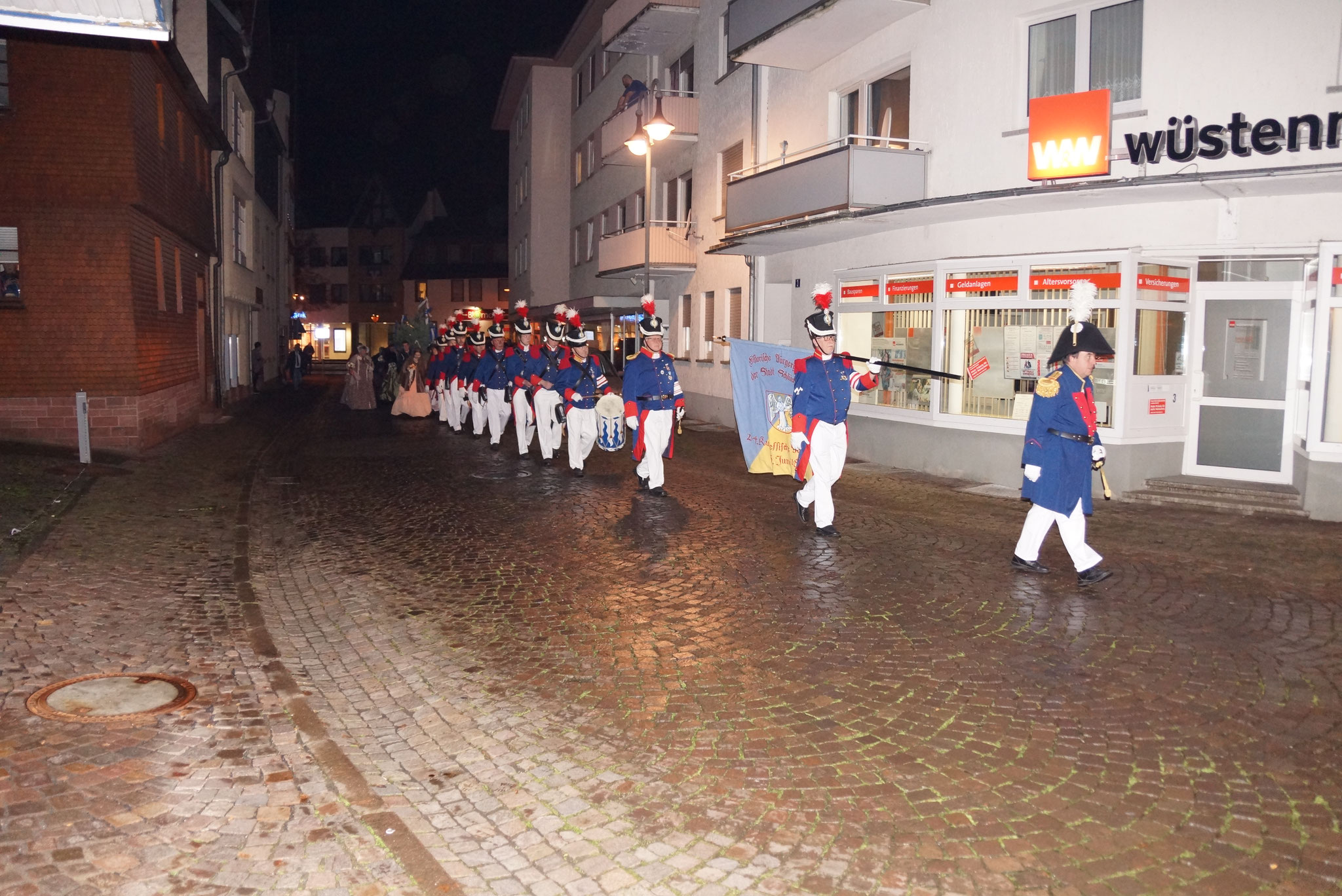 Kalter Markt 2021  Marsch von der Stadthalle Schlüchtern zum Lokal Hausmann