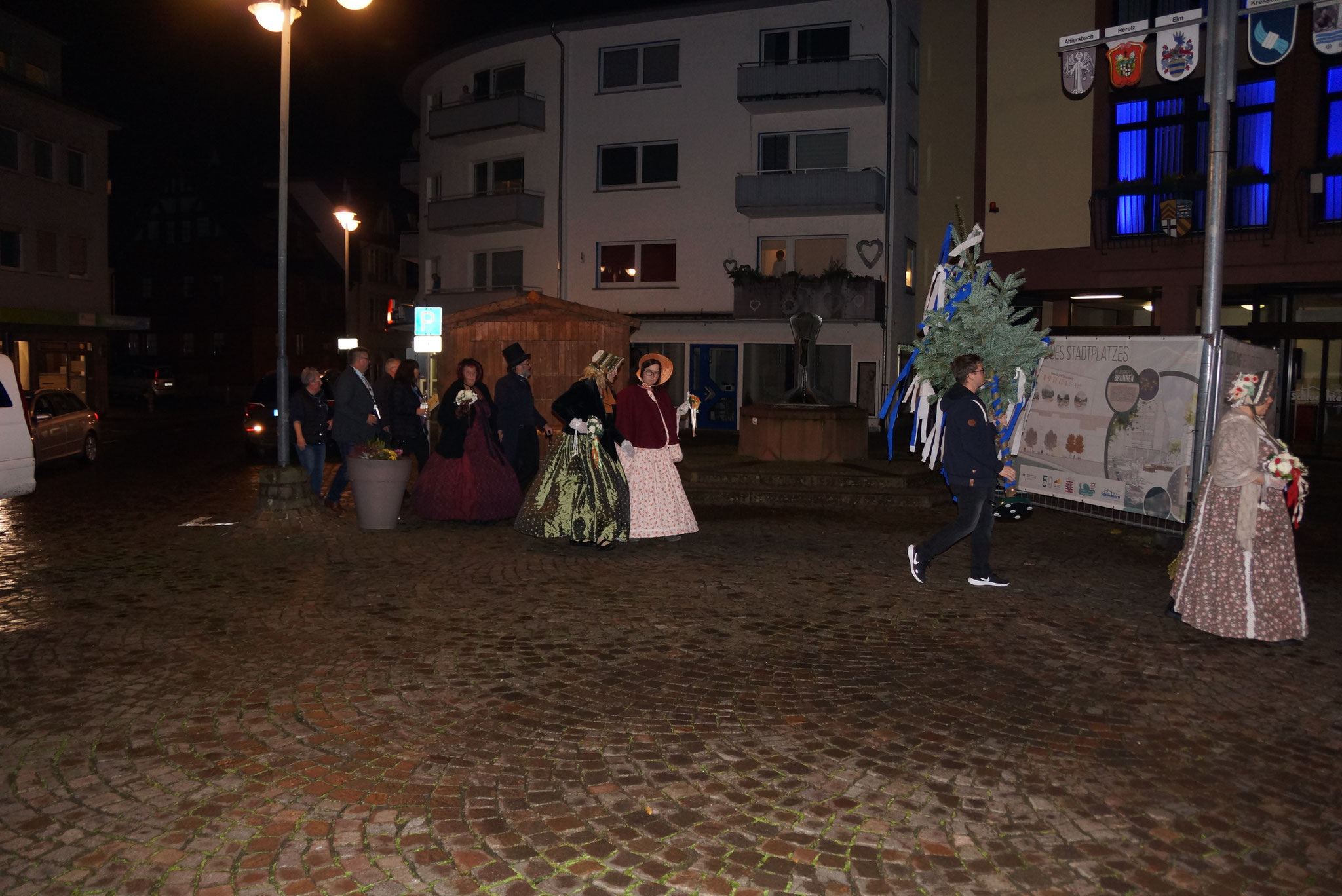 Kalter Markt 2021  Marsch von der Stadthalle Schlüchtern zum Lokal Hausmann