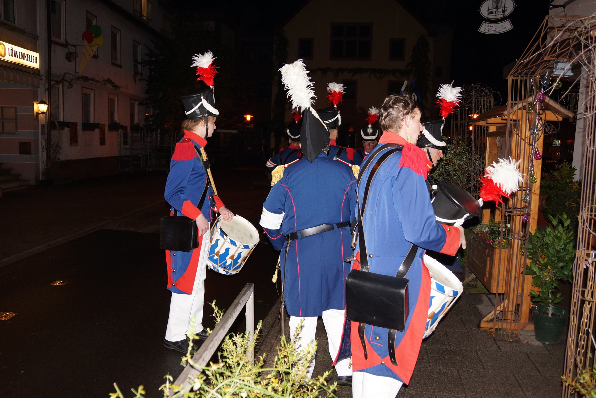 Kalter Markt 2021  Marsch von der Stadthalle Schlüchtern zum Lokal Hausmann