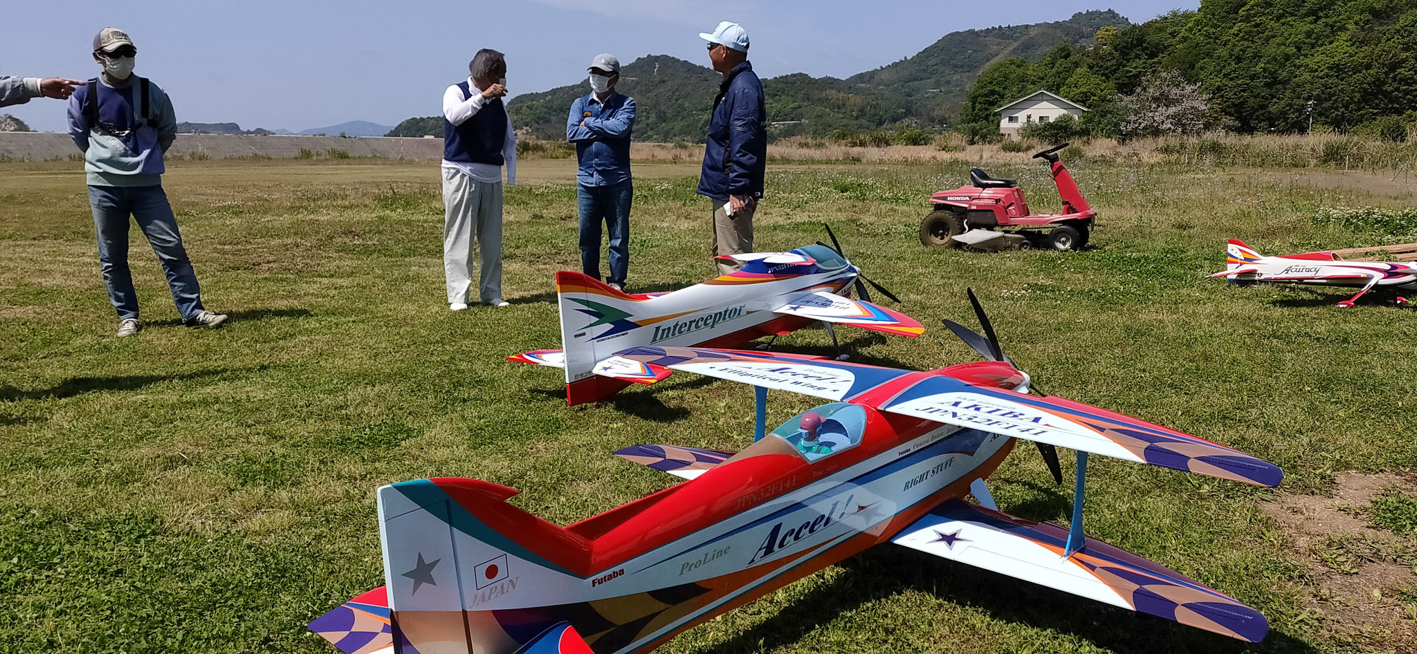 呉ラジコン協会の模型飛行機専用飛行場・呉市上蒲刈島 - kure-rc